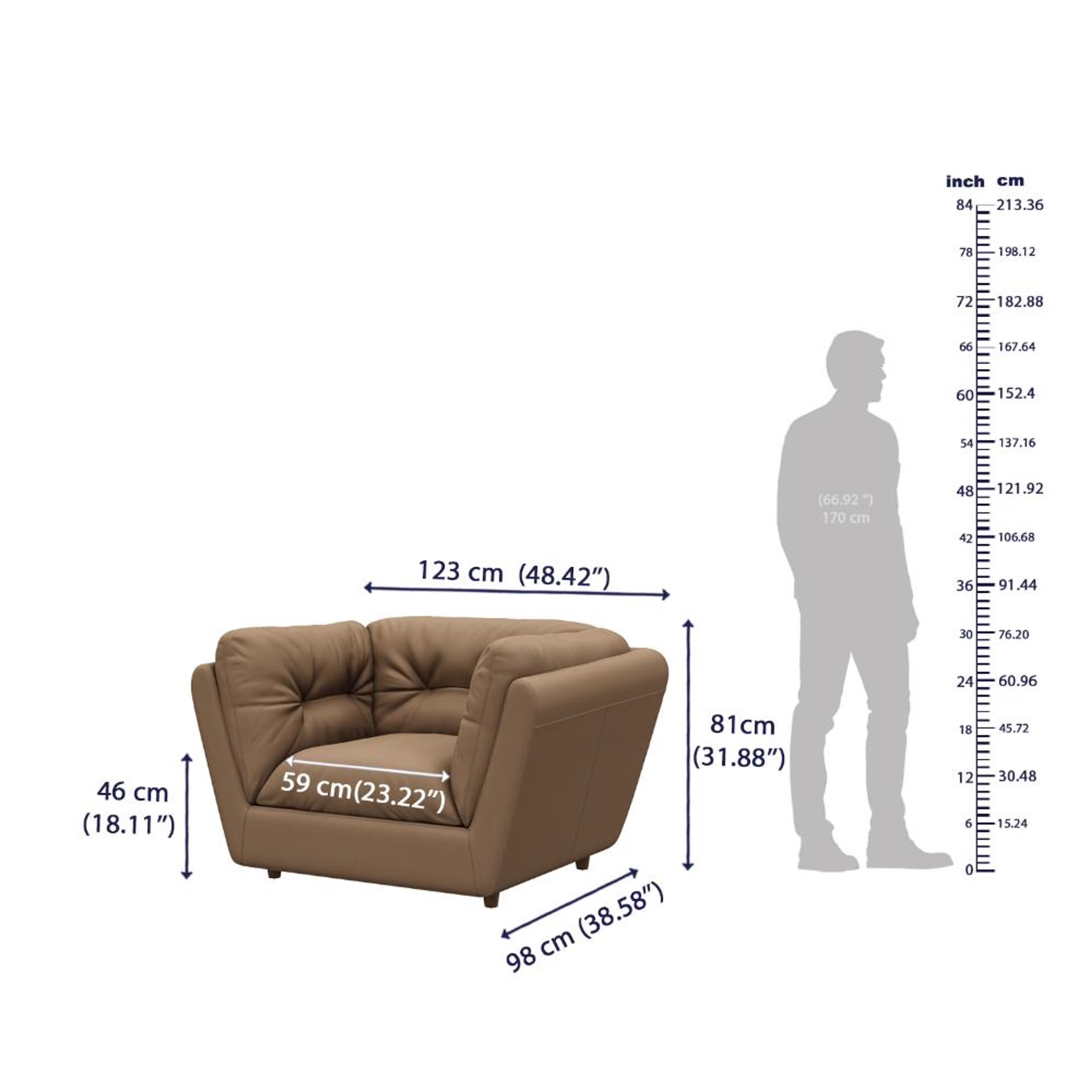 Wakefit Osuna Sofa Set (3+2+1) Seater Regular, Set (3+2+1), Cappuccino 9 Wakefit Osuna Sofa Set (3+2+1) Seater Regular, Set (3+2+1), Cappuccino