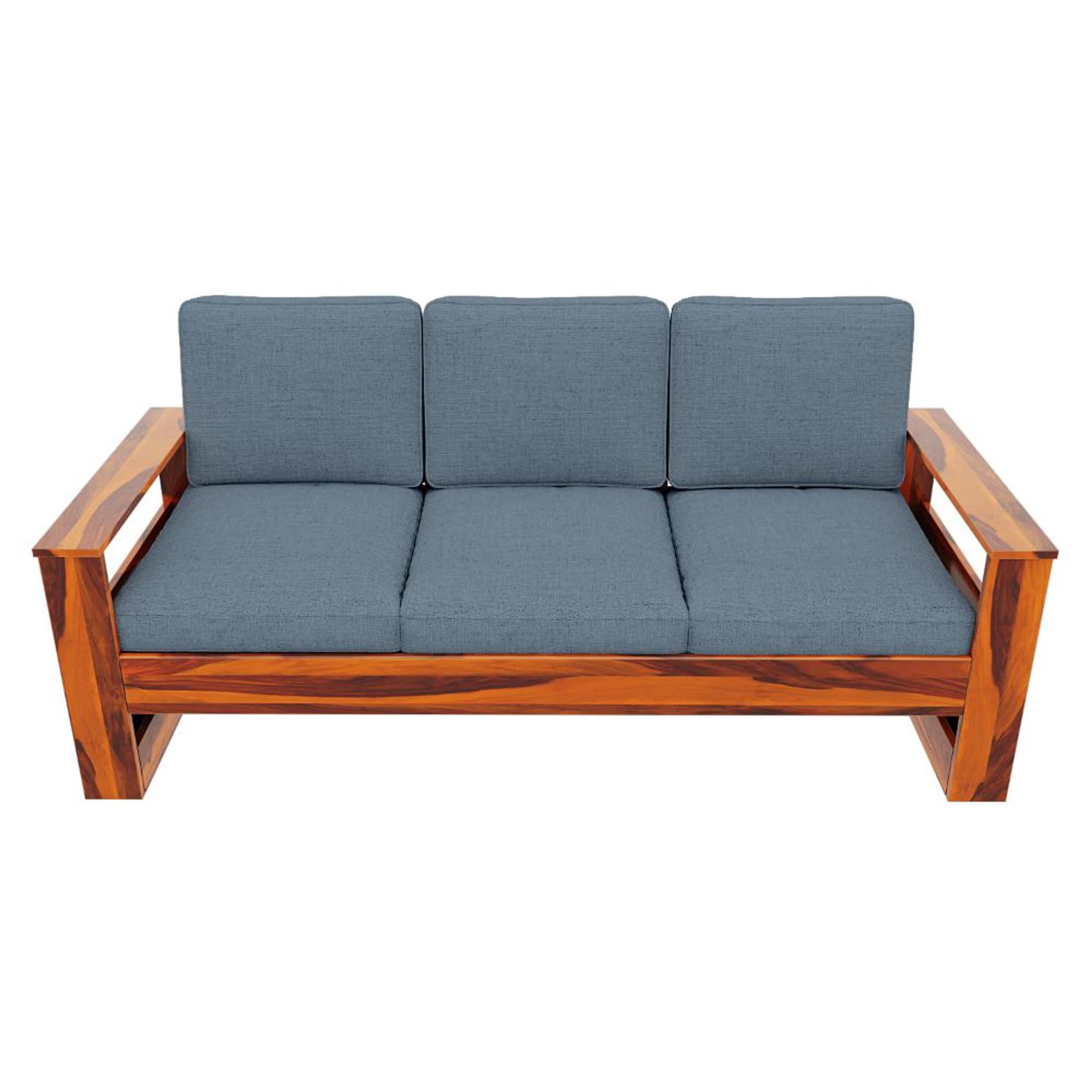 Wakefit Bahamas Sheesham Wood Sofa - Three Seater Regular, 3 Seater, Omega Blue 6 Wakefit Bahamas Sheesham Wood Sofa - Three Seater Regular, 3 Seater, Omega Blue