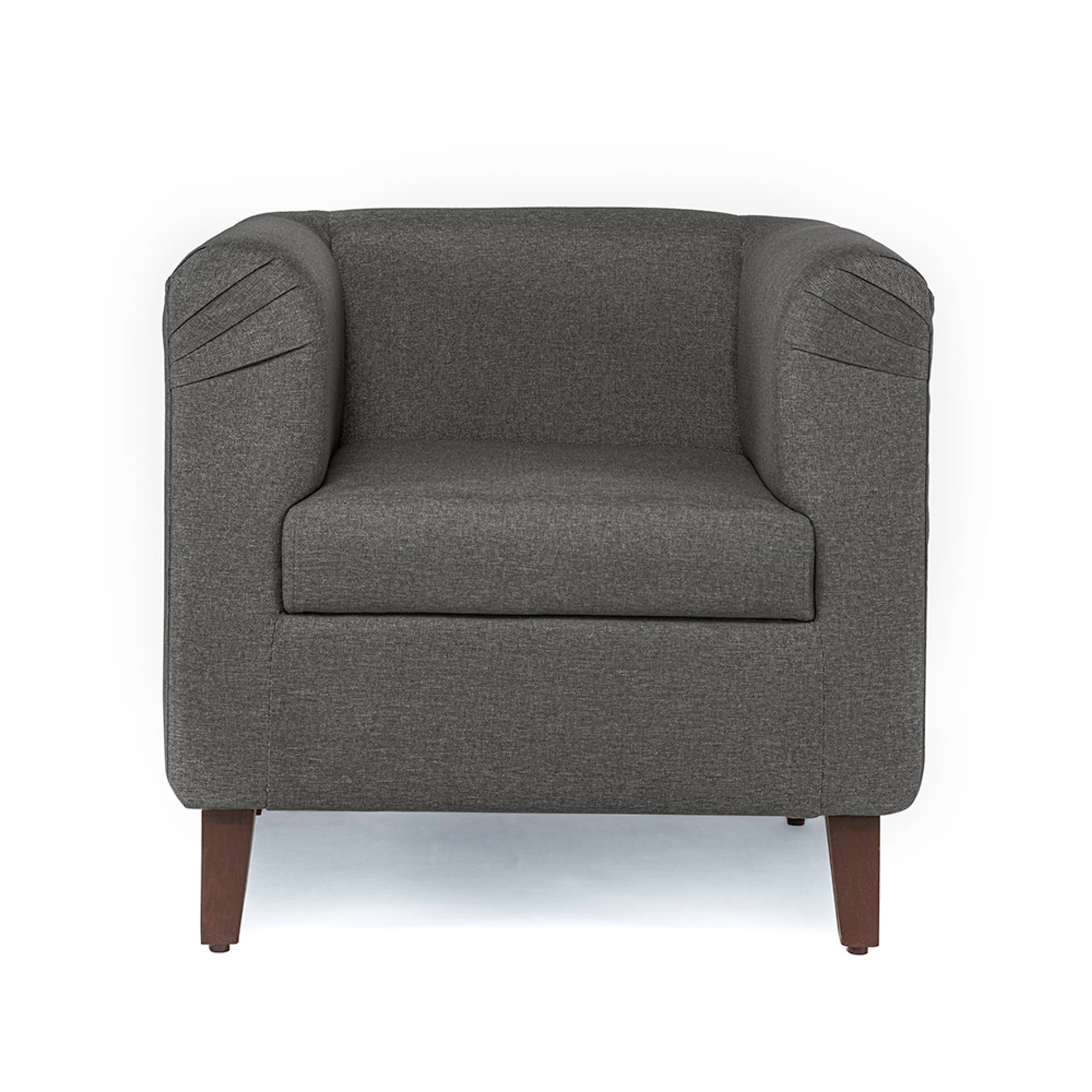 Home 39 Wakefit Miami Sofa - 1 Seater - Omega Grey Regular, 1 Seater, Omega Grey