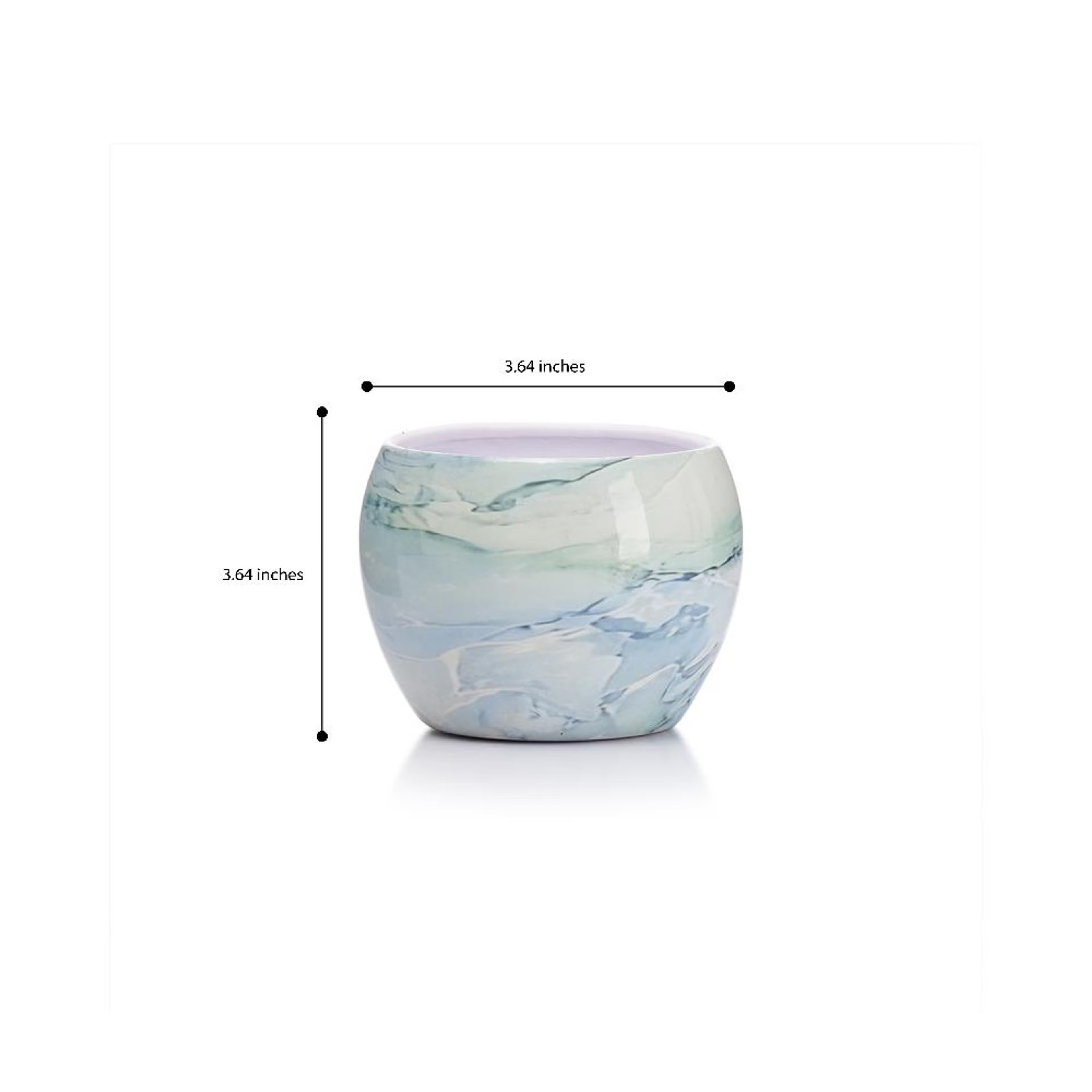 Table Top Metal Flower Pot | Elegant Indoor Planter | Marble Finish | Seedling Metal, Light Blue, Set of 1 2 Table Top Metal Flower Pot | Elegant Indoor Planter | Marble Finish | Seedling Metal, Light Blue, Set of 1