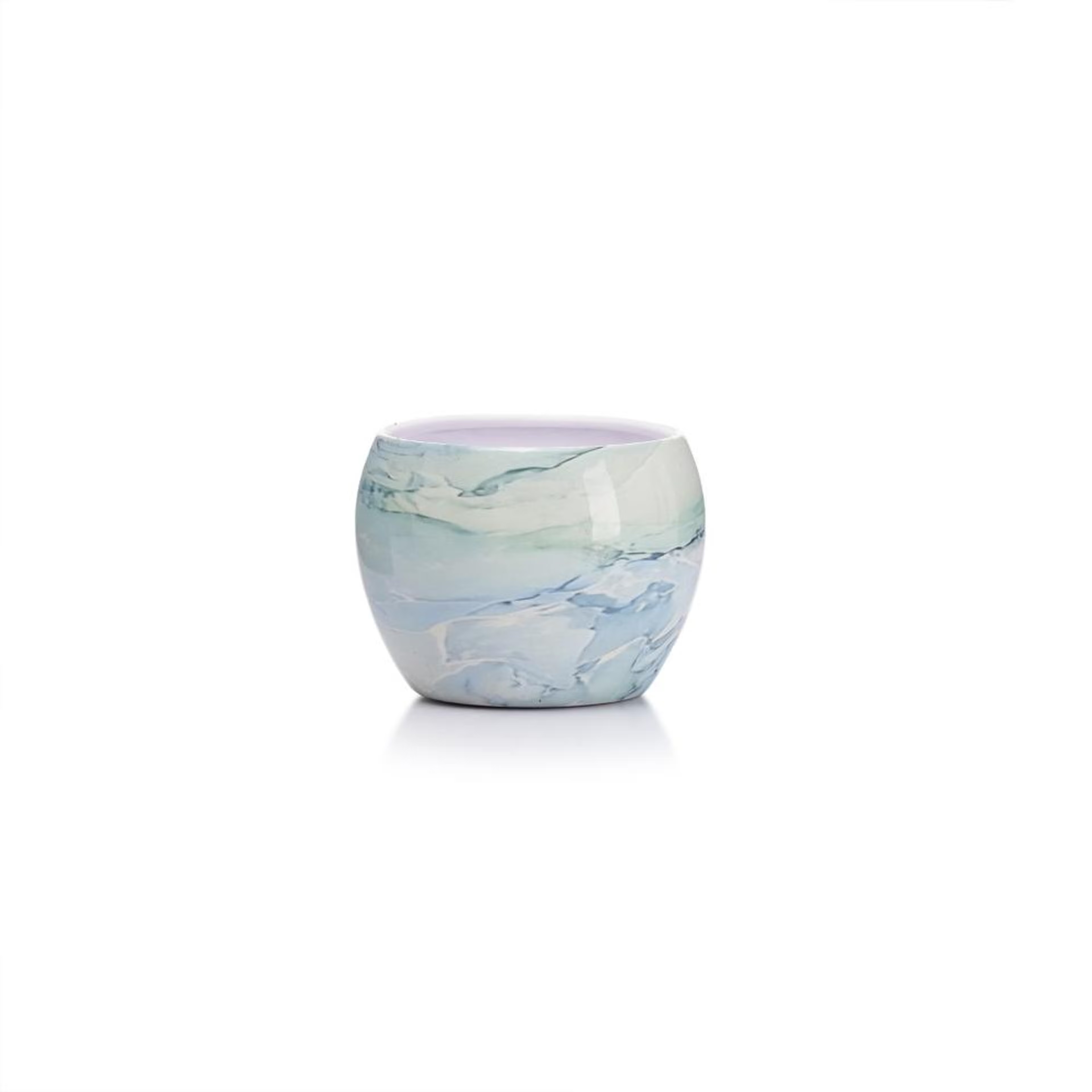 Table Top Metal Flower Pot | Elegant Indoor Planter | Marble Finish | Seedling Metal, Light Blue, Set of 1 5 Table Top Metal Flower Pot | Elegant Indoor Planter | Marble Finish | Seedling Metal, Light Blue, Set of 1