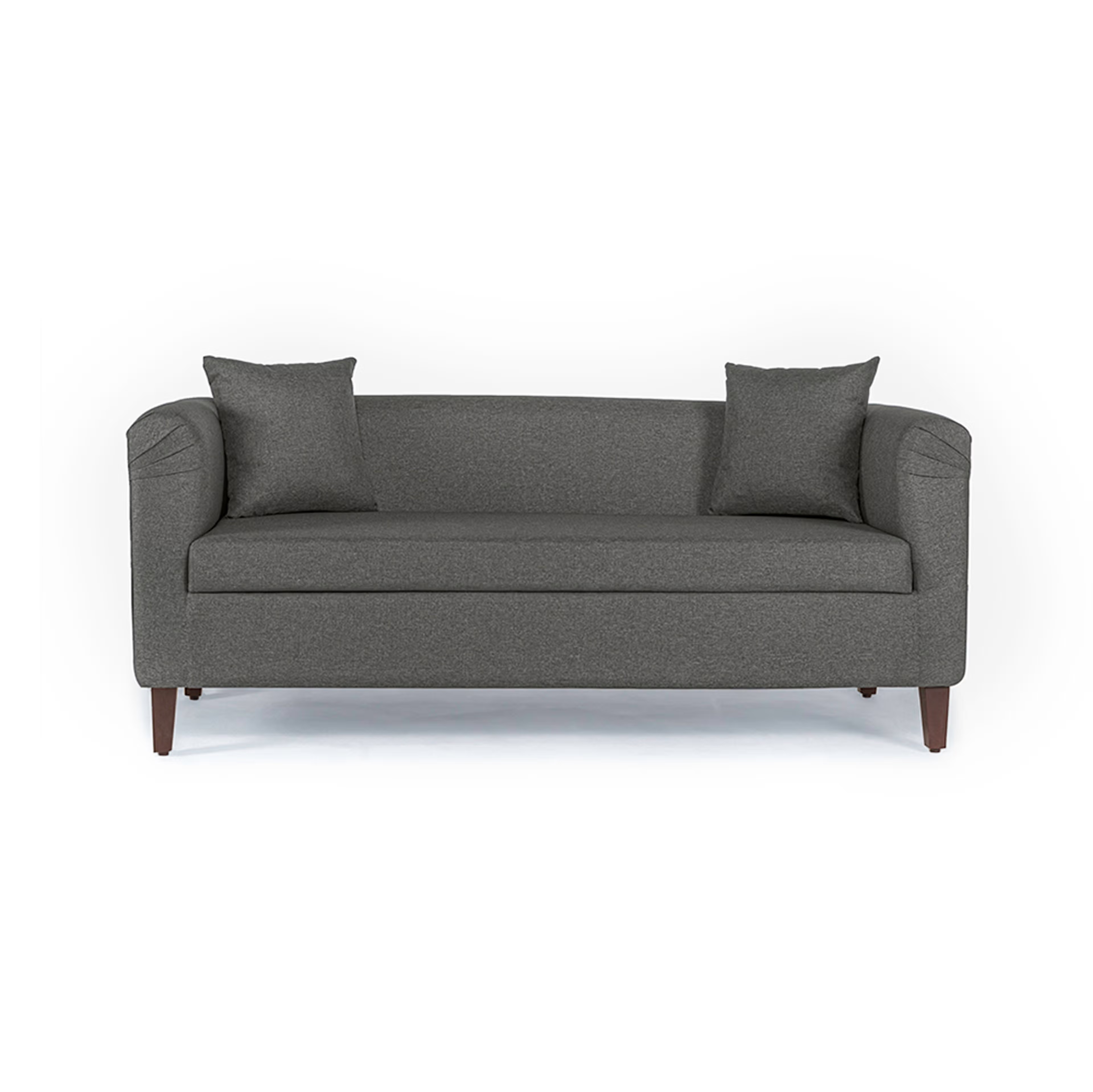 Home 48 Wakefit Miami Sofa - 3+2 Seater - Omega Grey Regular, 3 Seater + 2 Seater, Omega Grey
