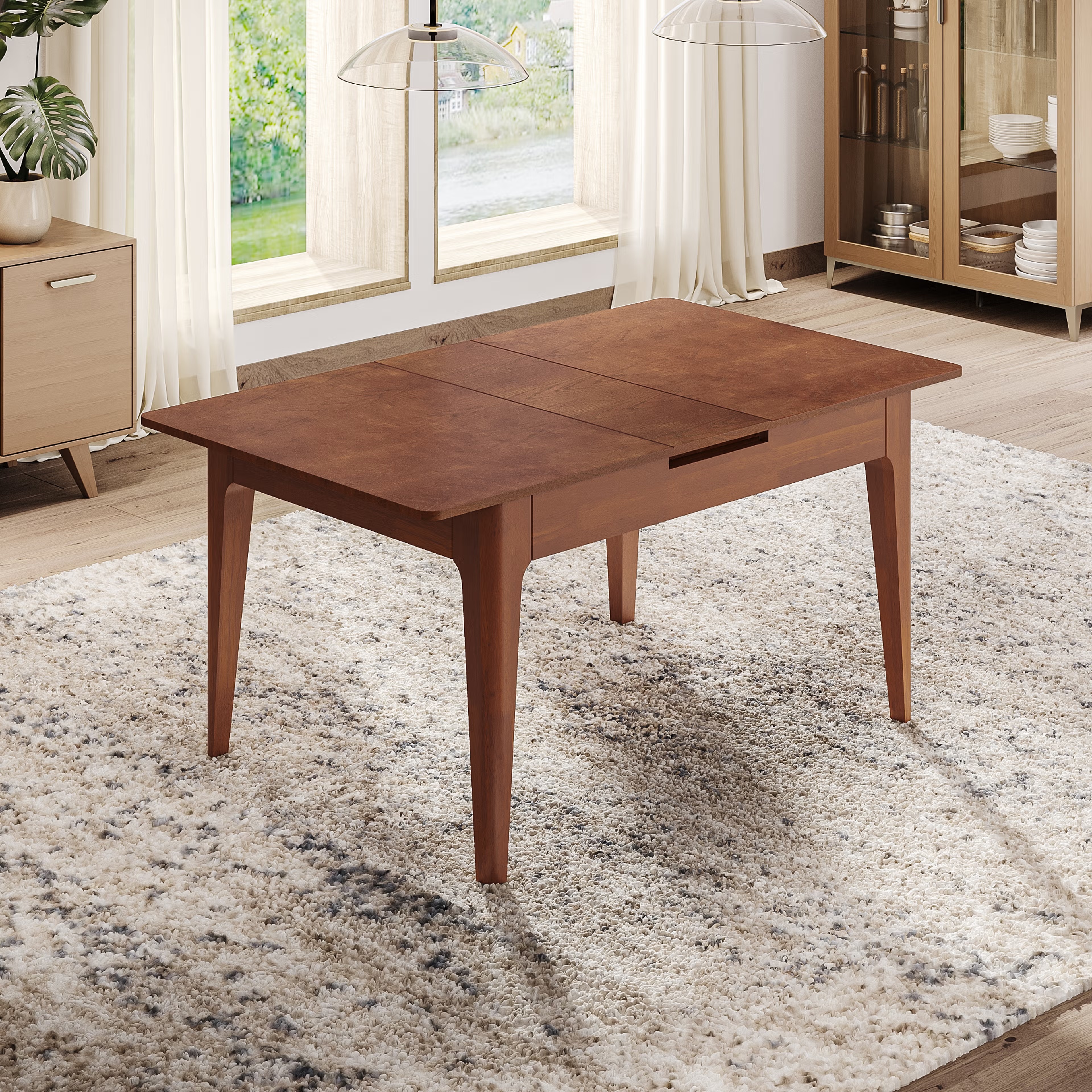 Wakefit Ceviche 4-6 Seater Extendable Dining Table 4 Wakefit Ceviche 4-6 Seater Extendable Dining Table