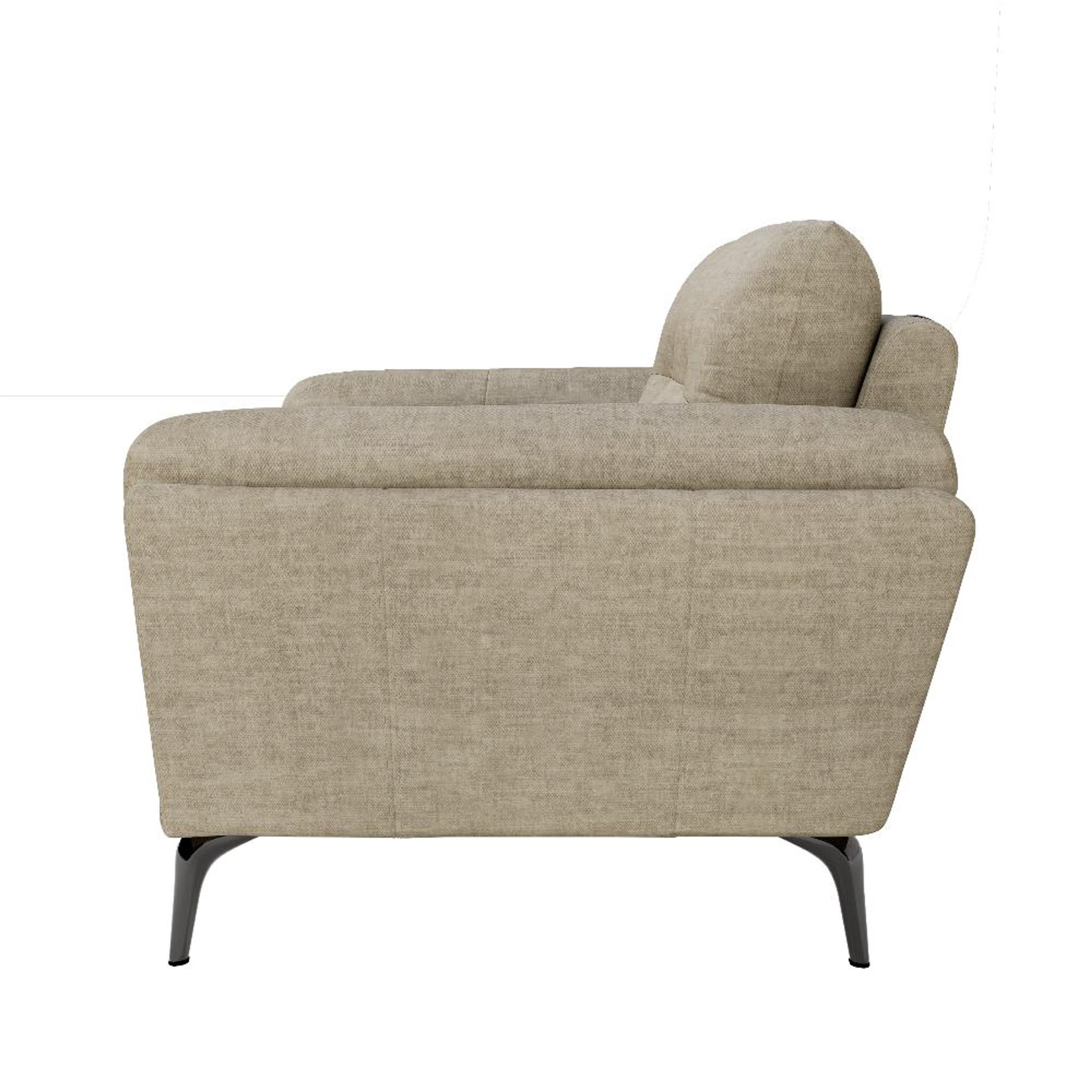 Wakefit Lille Sofa - One Seater Regular, Single Seater, Beige 4 Wakefit Lille Sofa - One Seater Regular, Single Seater, Beige