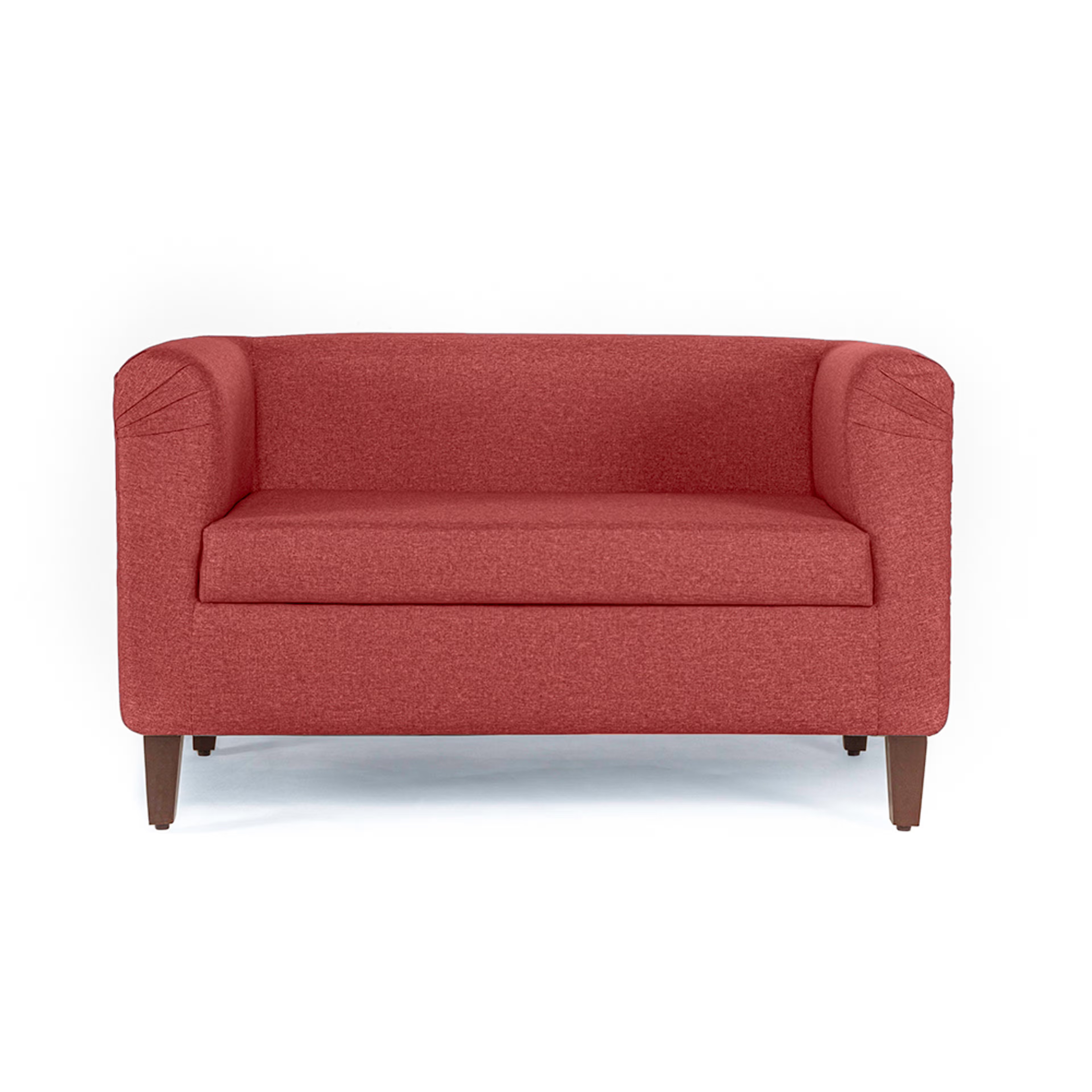 Wakefit Miami Sofa - 2 Seater - Omega Red Regular, 2 Seater, Omega Red