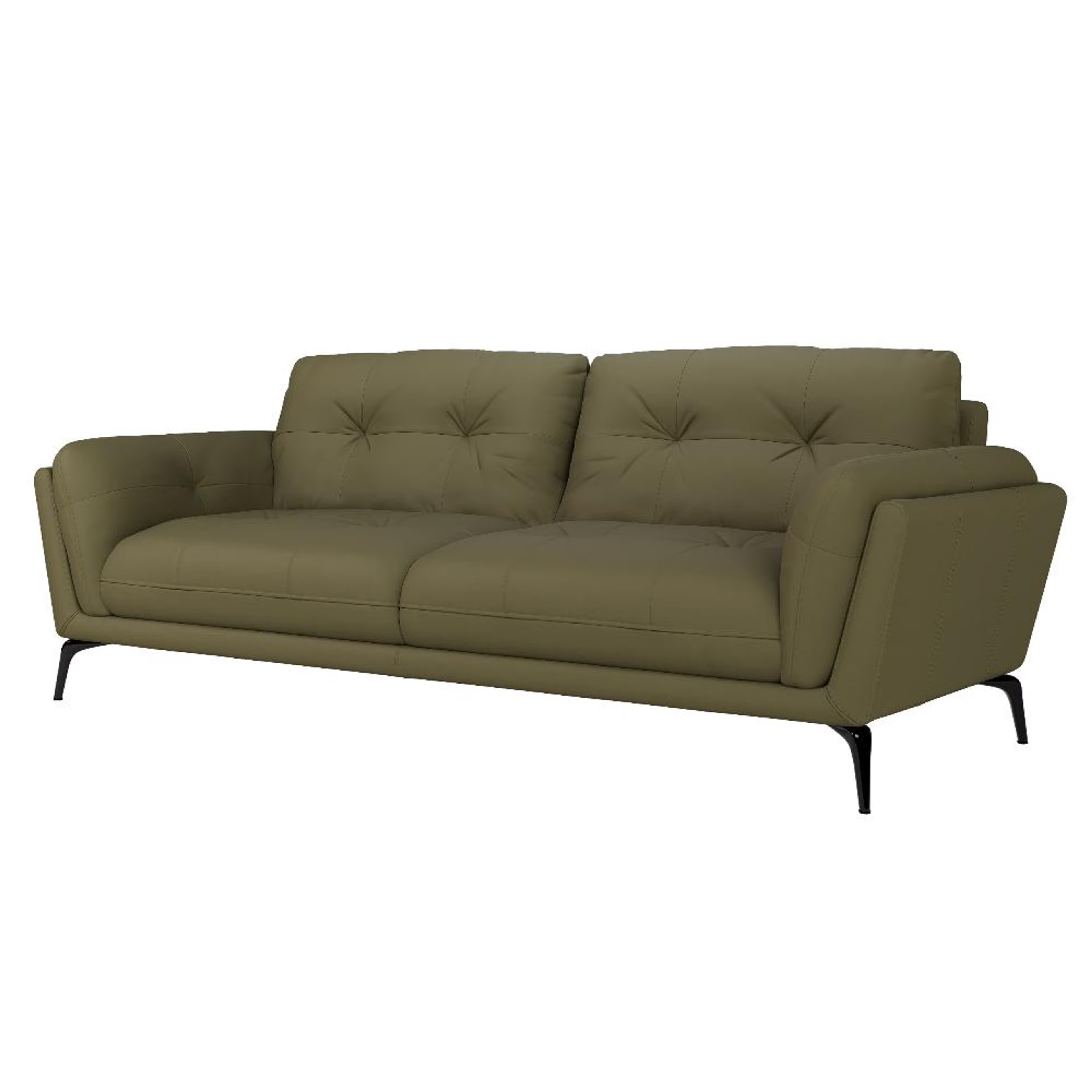 Home 35 Wakefit Lille Sofa - Three Seater Regular, Three Seater, Green