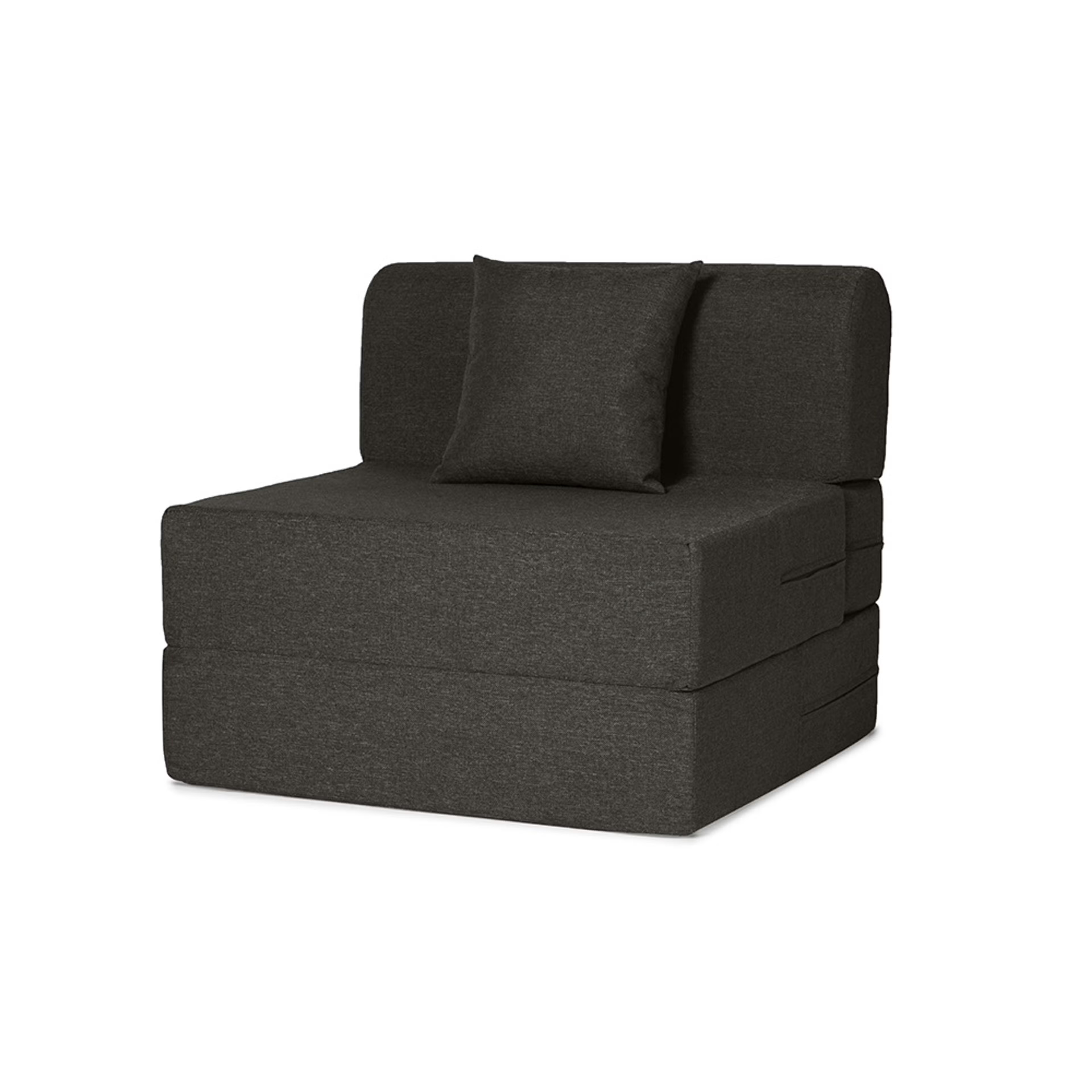 Wakefit Flipper Sofa cum Bed - One Seater, Omega Grey Regular, 7.5 Thickness, Single Seater, Omega Grey 7 Wakefit Flipper Sofa cum Bed - One Seater, Omega Grey Regular, 7.5 Thickness, Single Seater, Omega Grey