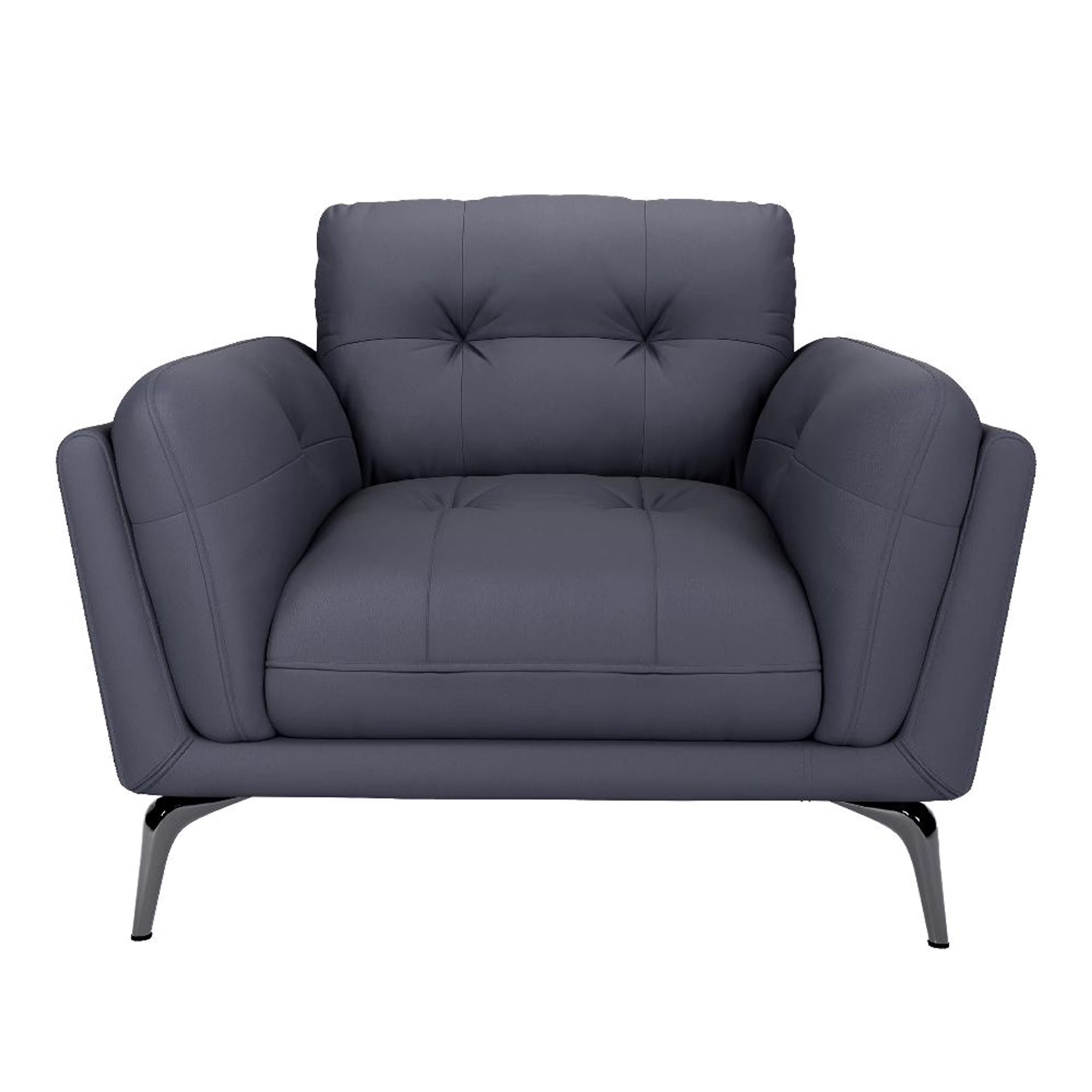 Home 29 Wakefit Lille Sofa - One Seater Regular, Single Seater, Blue