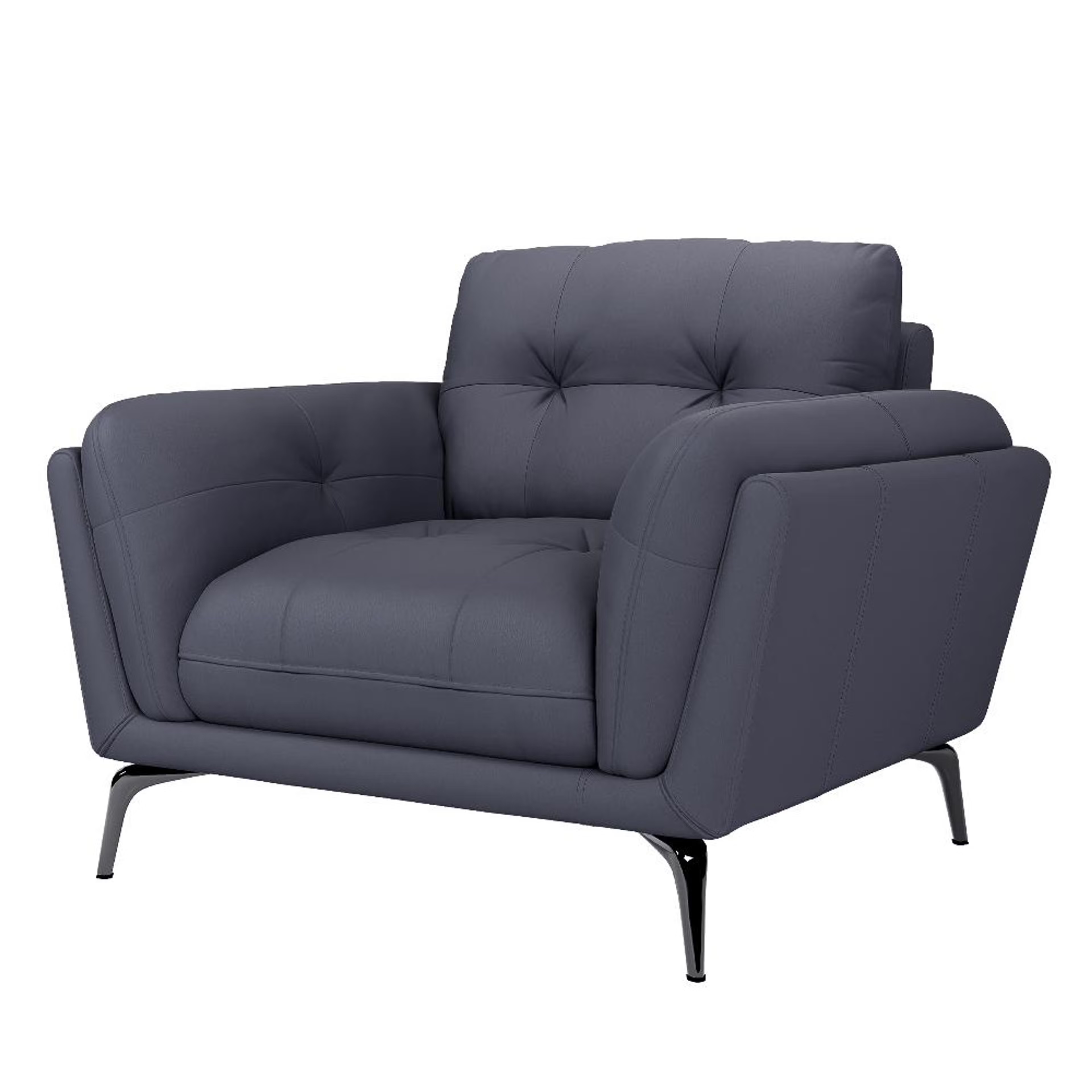 Home 30 Wakefit Lille Sofa - One Seater Regular, Single Seater, Blue