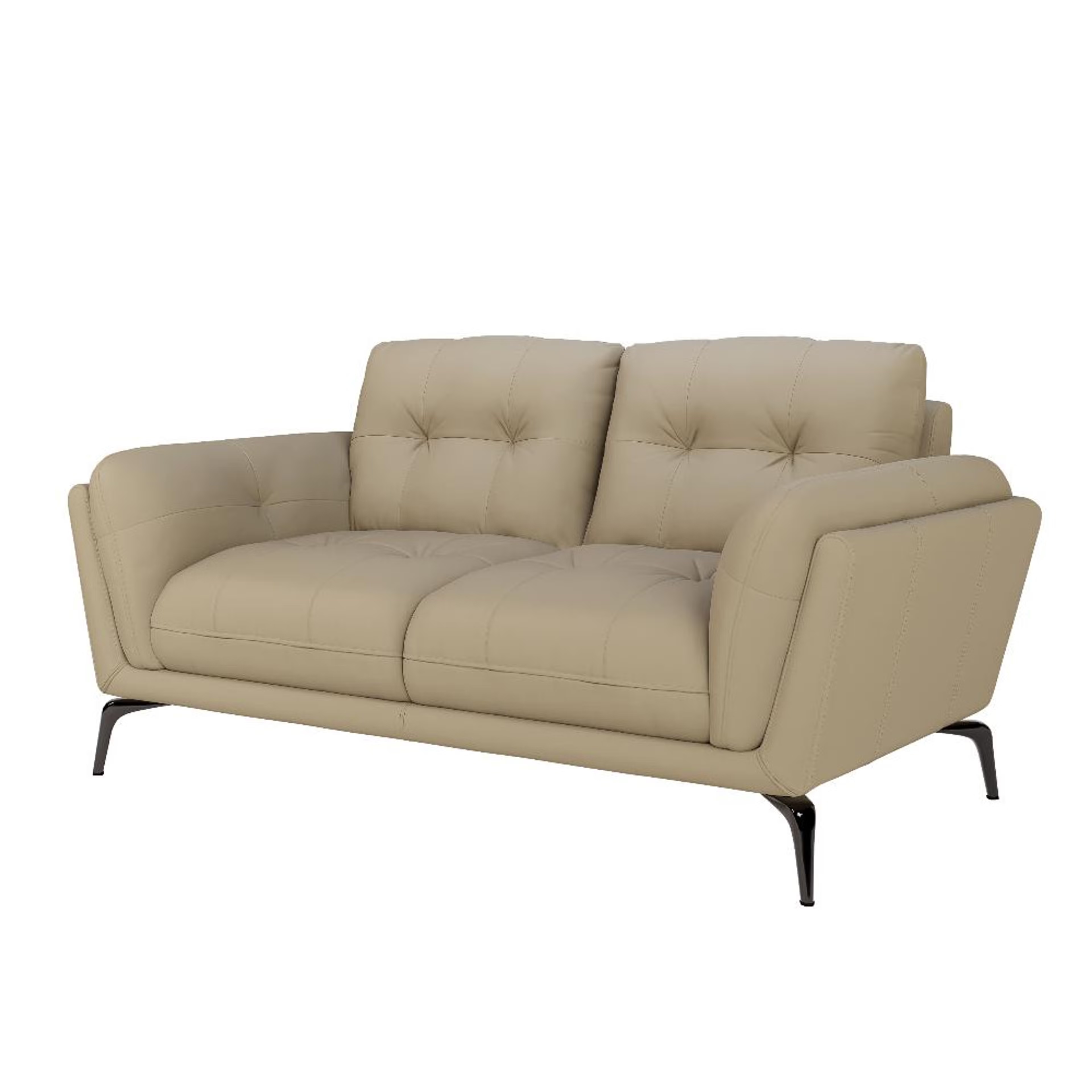 Wakefit Lille Sofa - Two Seater Regular, Two Seater, Beige