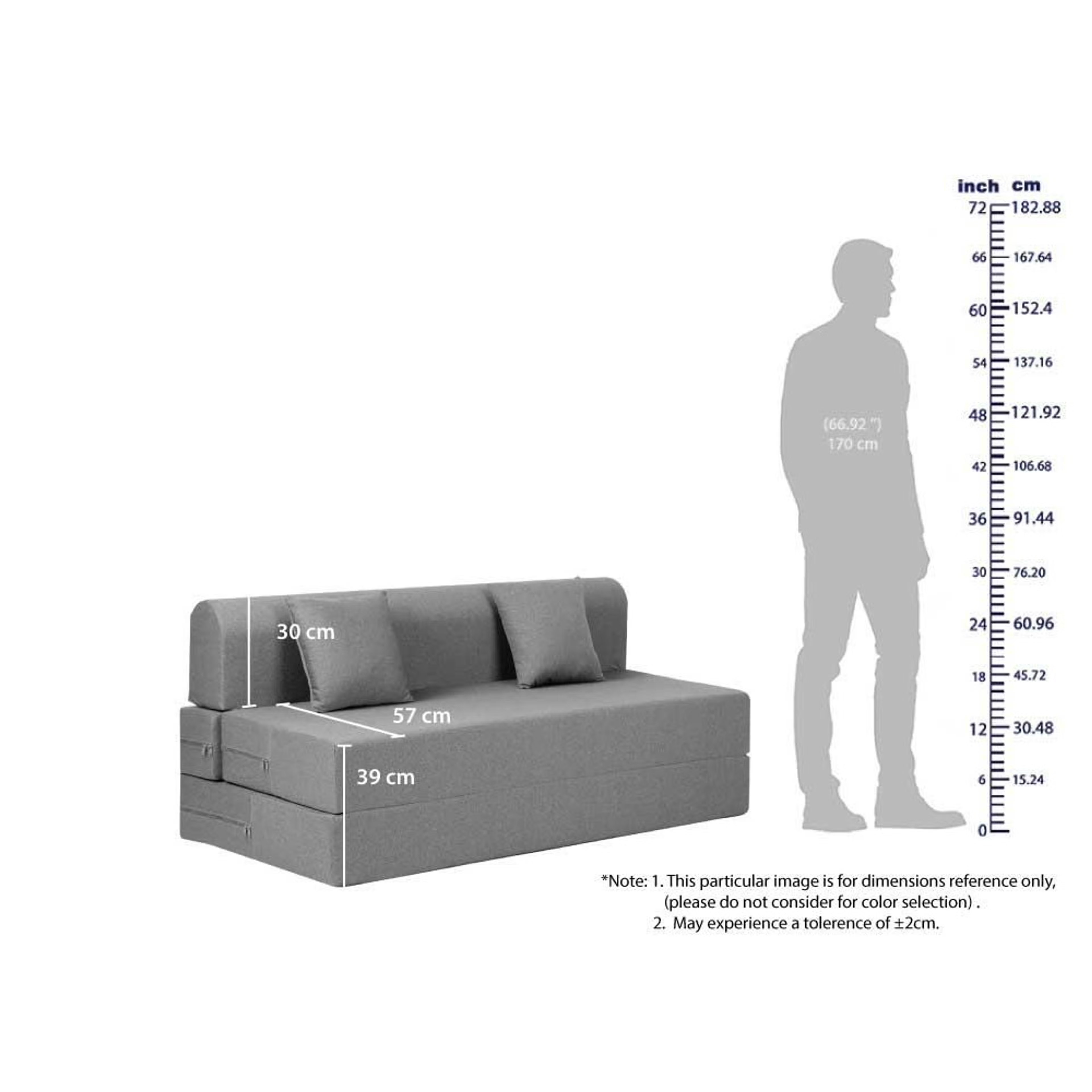 Wakefit Flipper Sofa cum Bed - Two Seater, Omega Pearl Regular, 7.5 Thickness, Two Seater, Omega Pearl 16 Wakefit Flipper Sofa cum Bed - Two Seater, Omega Pearl Regular, 7.5 Thickness, Two Seater, Omega Pearl