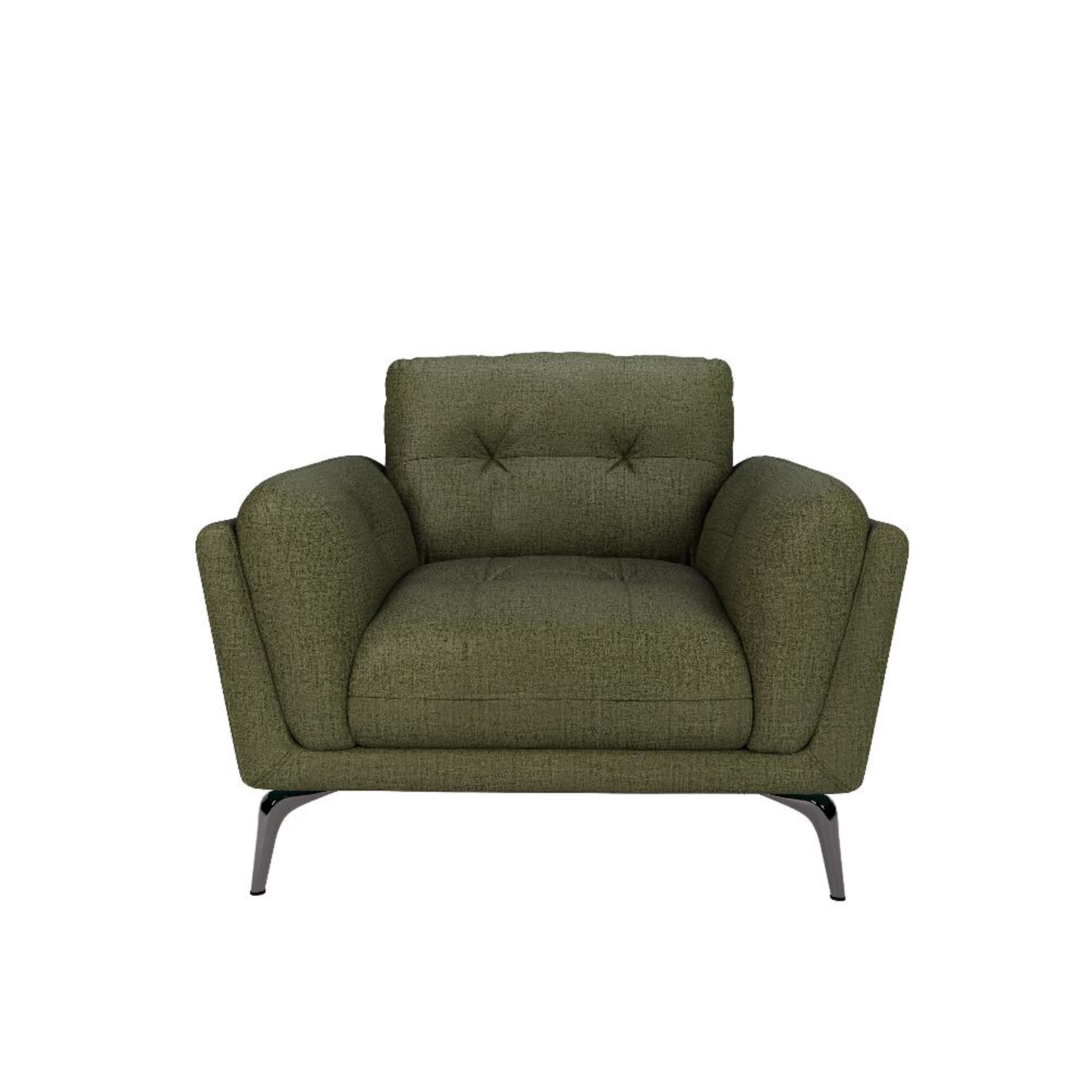 Home 32 Wakefit Lille Sofa - One Seater Regular, Single Seater, Green