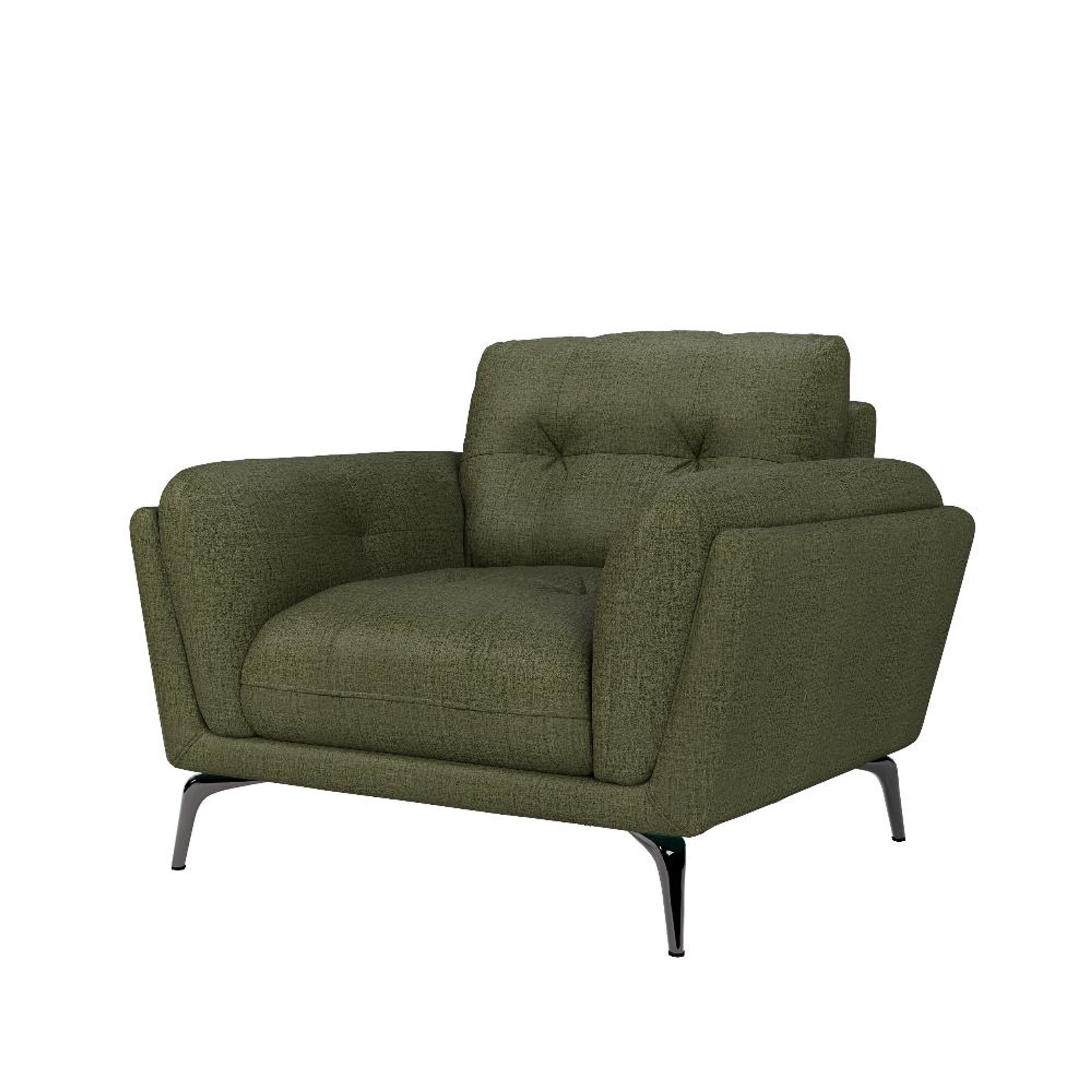 Home 33 Wakefit Lille Sofa - One Seater Regular, Single Seater, Green