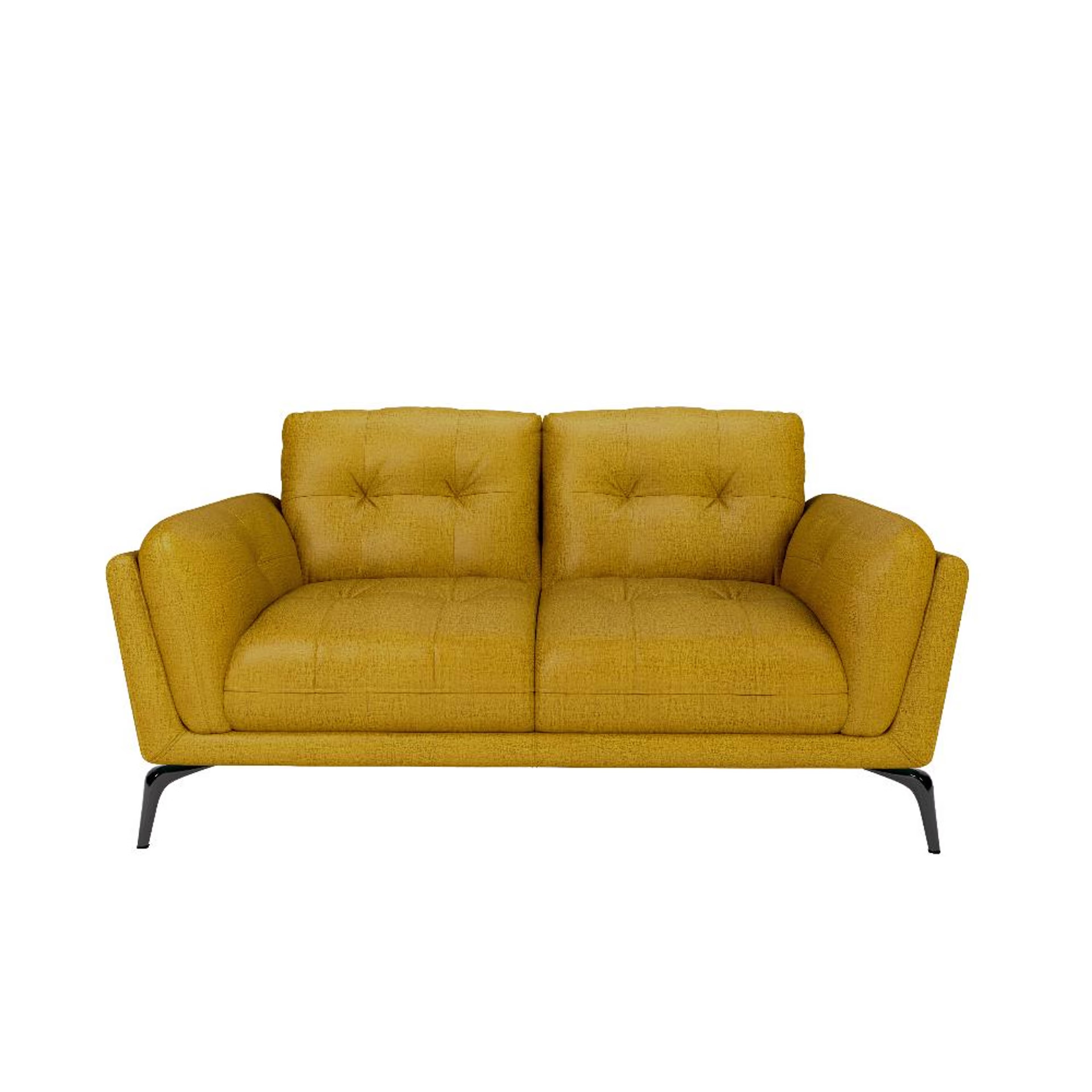 Home 26 Wakefit Lille Sofa - Two Seater Regular, Two Seater, Yellow