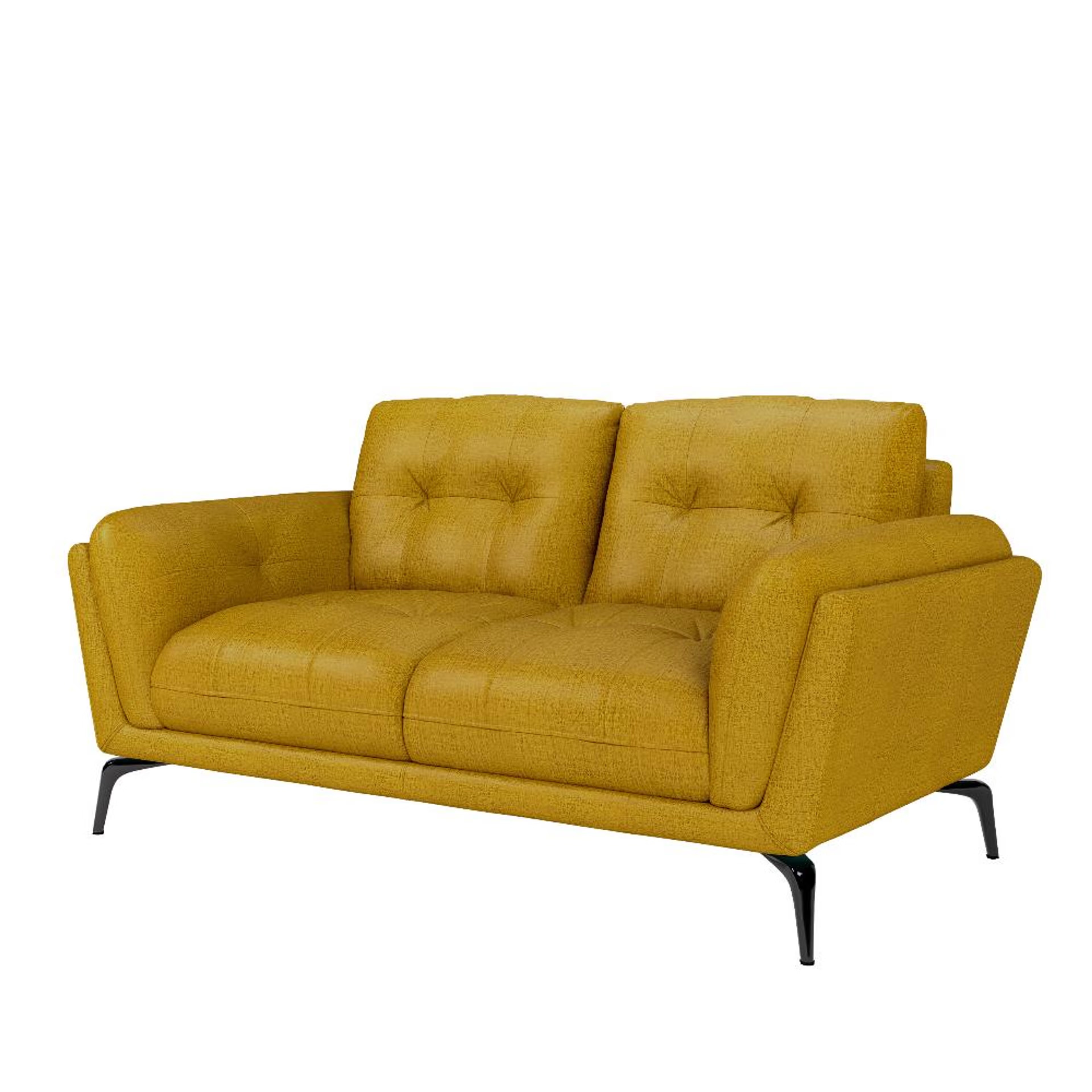 Home 27 Wakefit Lille Sofa - Two Seater Regular, Two Seater, Yellow