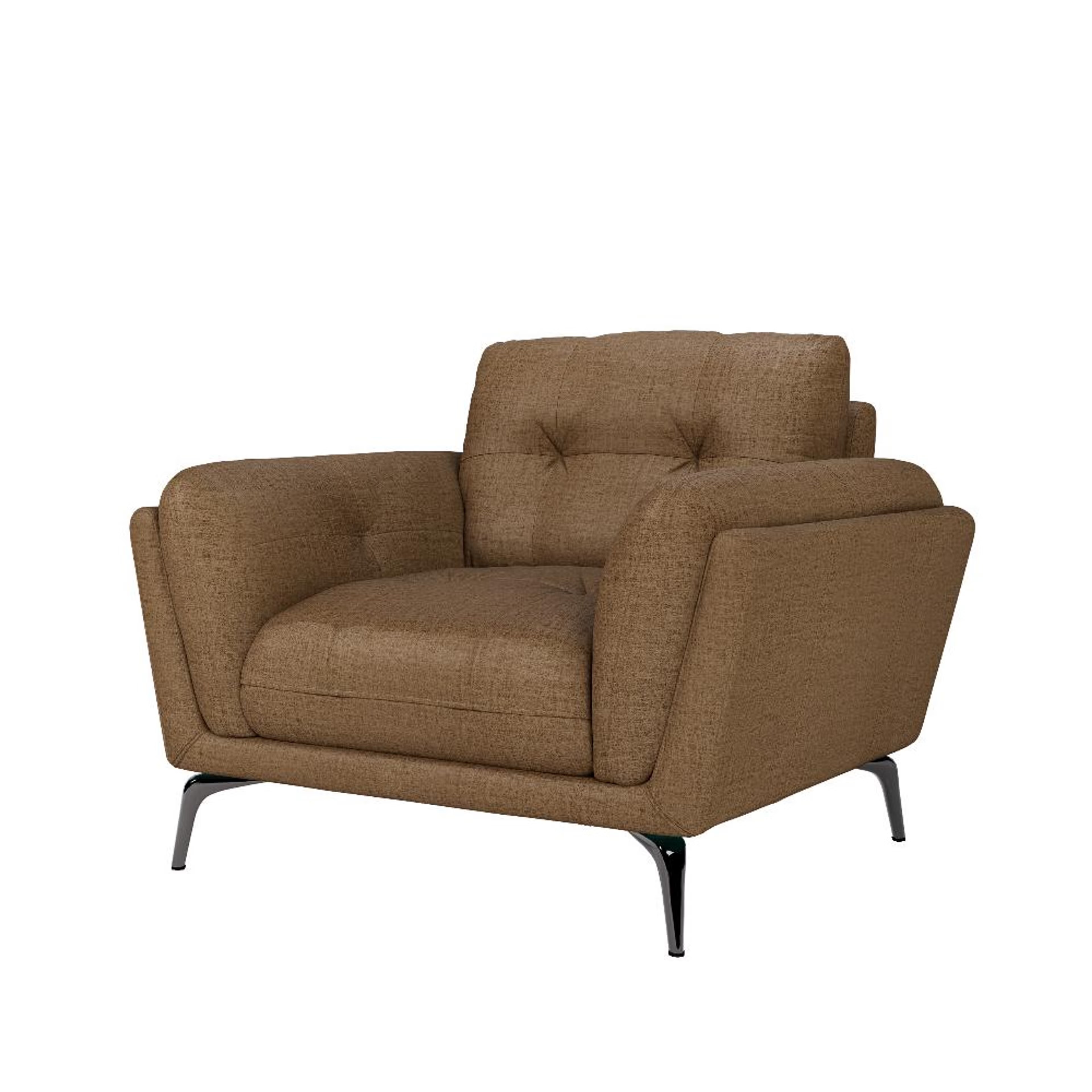 Home 42 Wakefit Lille Sofa - One Seater Regular, Single Seater, Mocha Brown