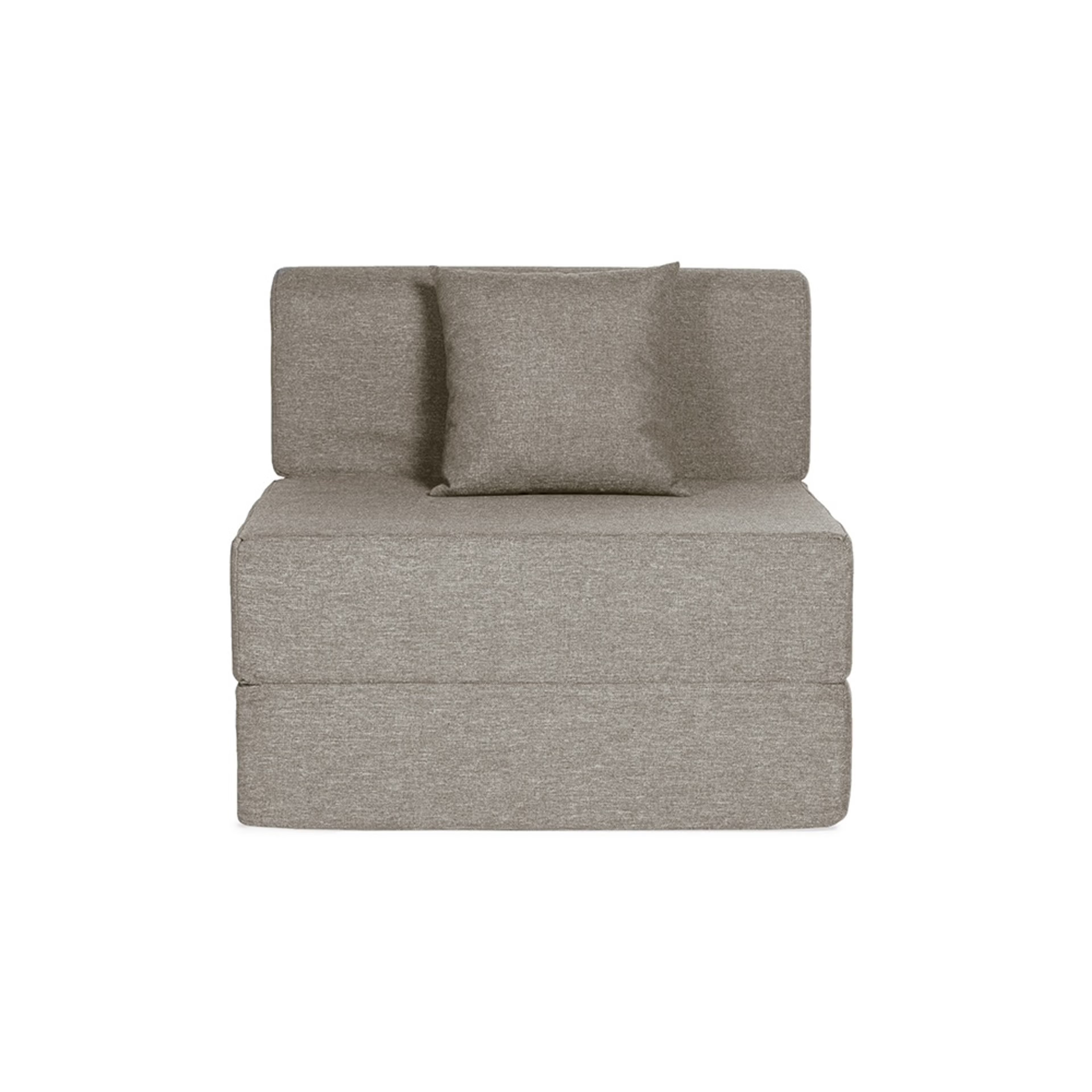 Wakefit Flipper Sofa cum Bed - One Seater, Omega Pearl Regular, 7.5 Thickness, Single Seater, Omega Pearl