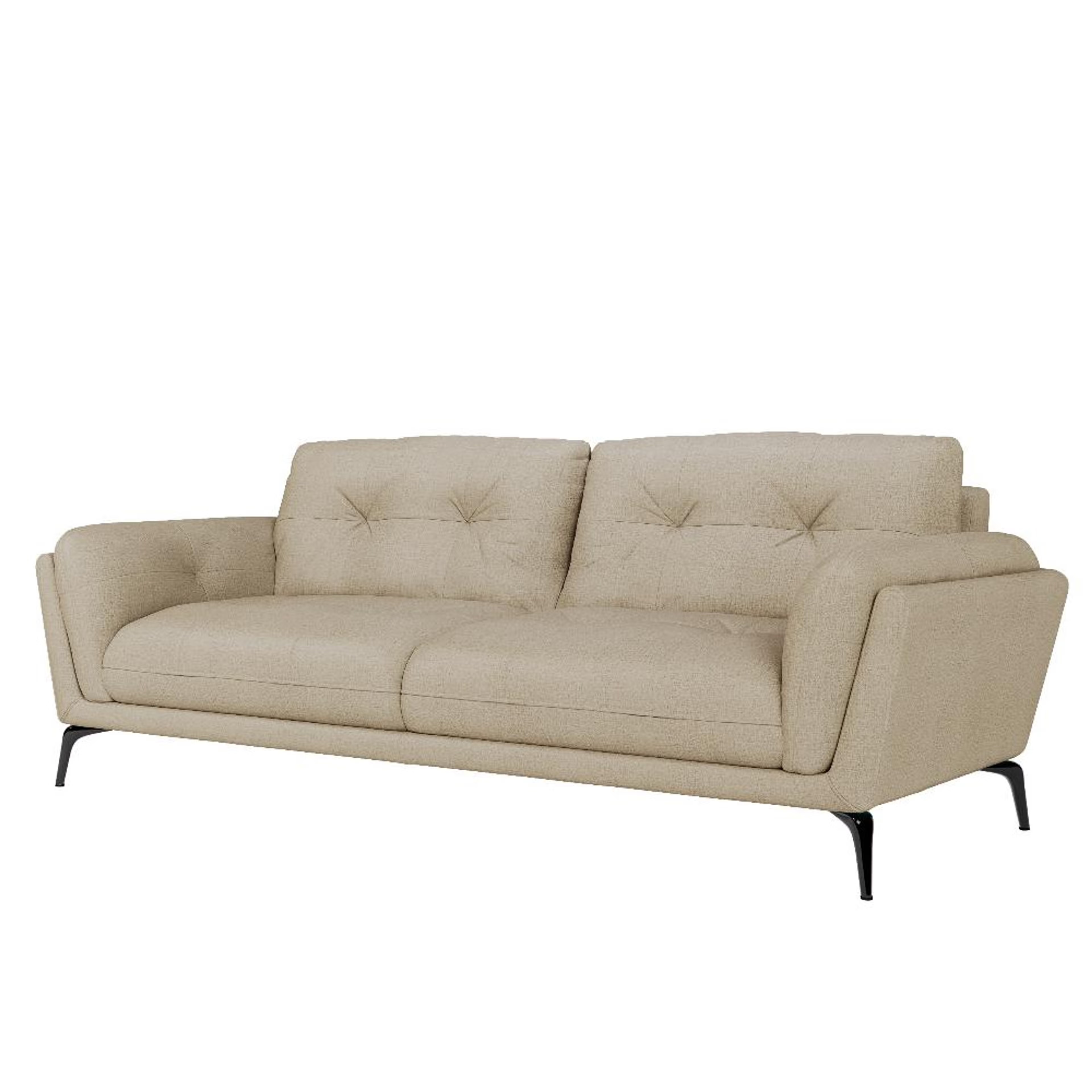 Home 33 Wakefit Lille Sofa - Three Seater Regular, Three Seater, White