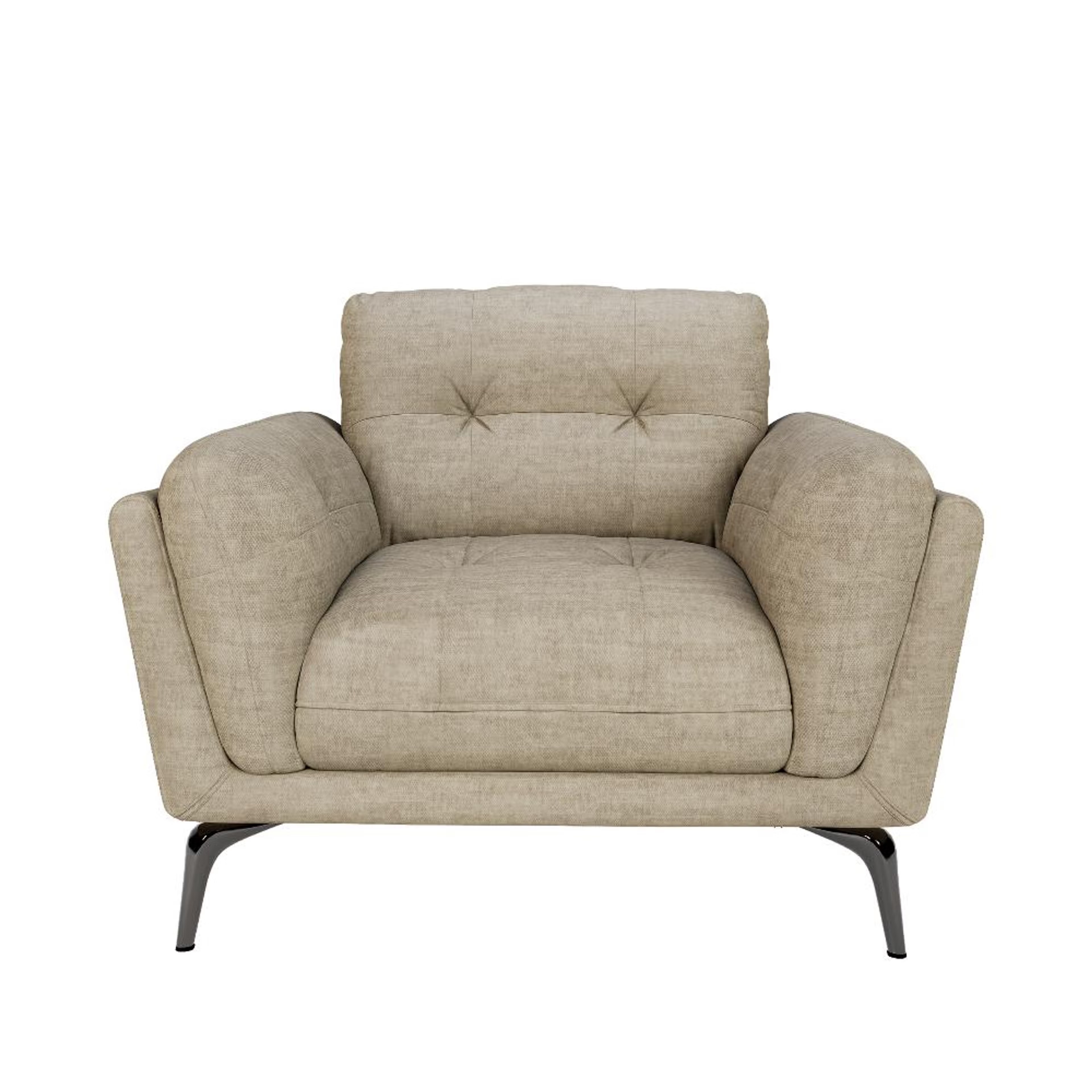 Home 30 Wakefit Lille Sofa Set (2+1+1) Seater Regular, Set (2+1+1), Beige