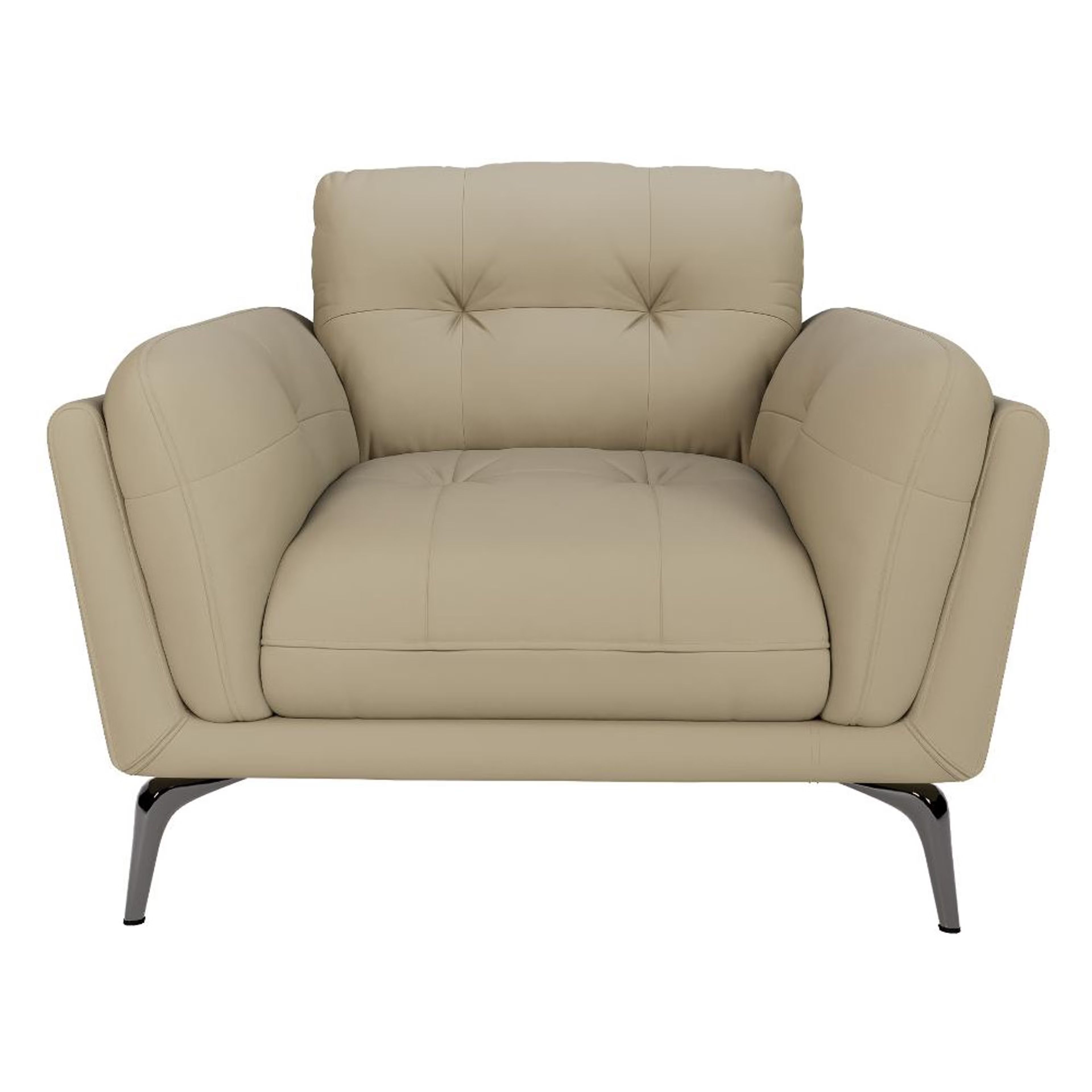 Wakefit Lille Sofa Set (3+1+1) Seater Regular, Set (3+1+1), Beige