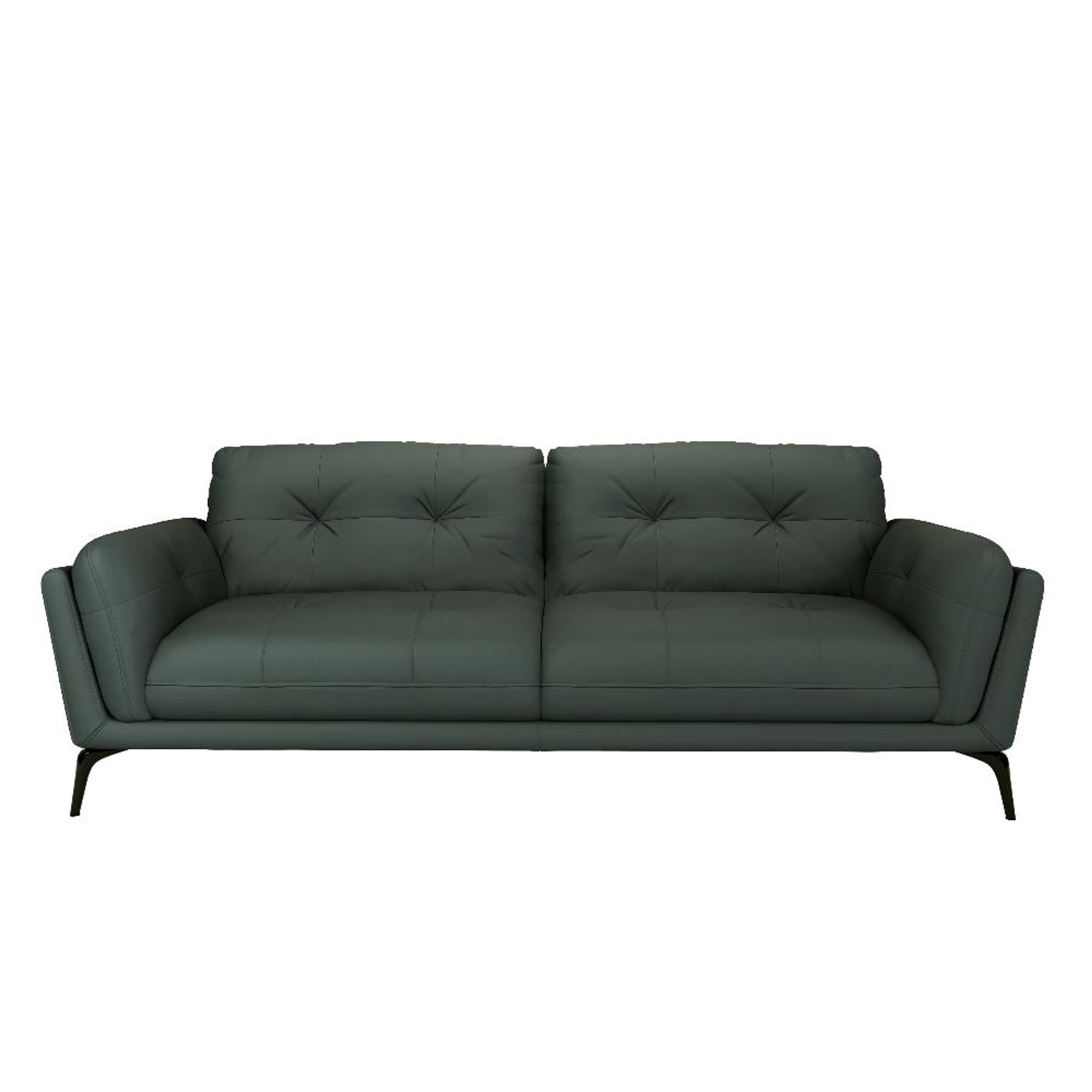 Home 37 Wakefit Lille Sofa Set (3+1+1) Seater Regular, Set (3+1+1), Forest Green