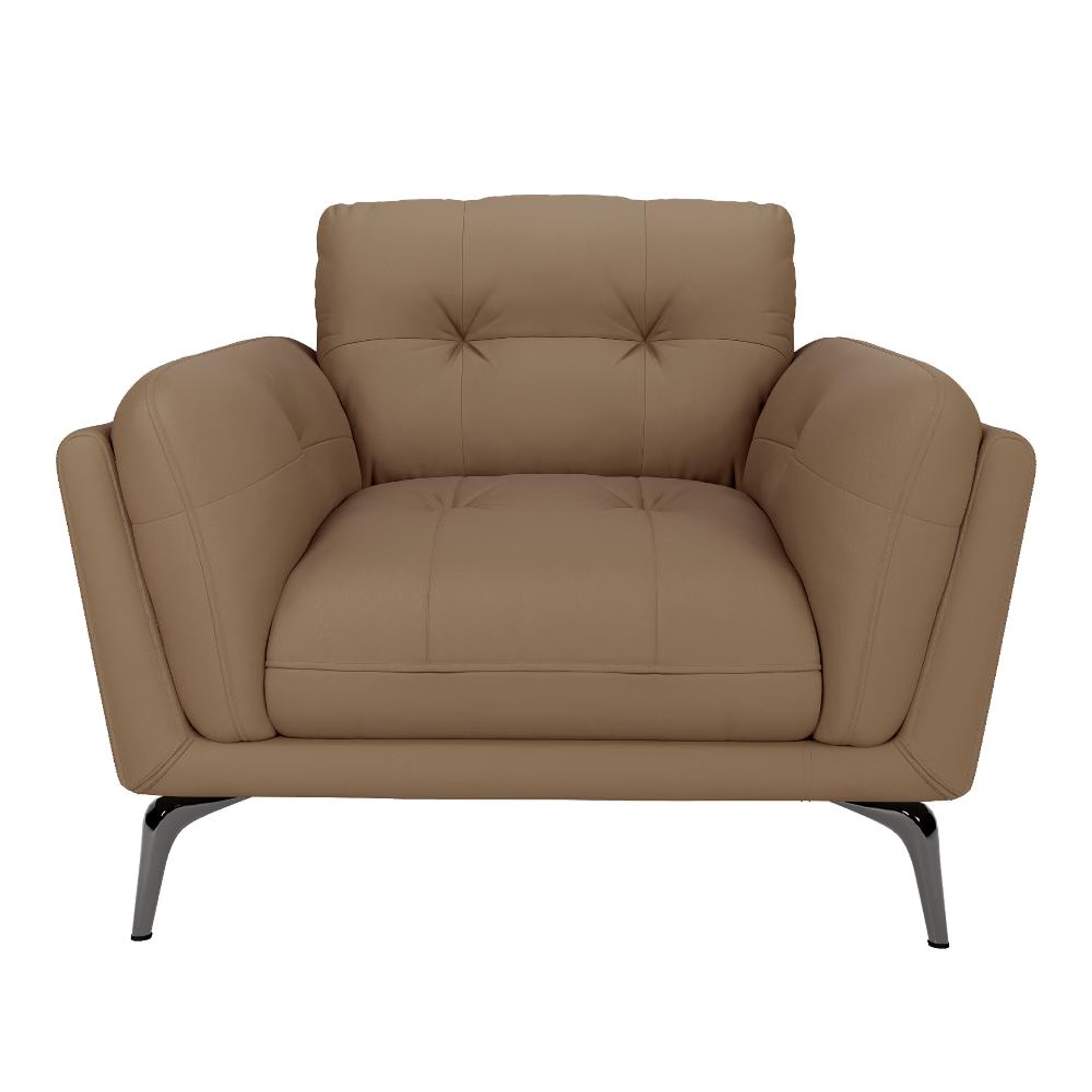Wakefit Lille Sofa Set (2+1+1) Seater Regular, Set (2+1+1), Cappuccino