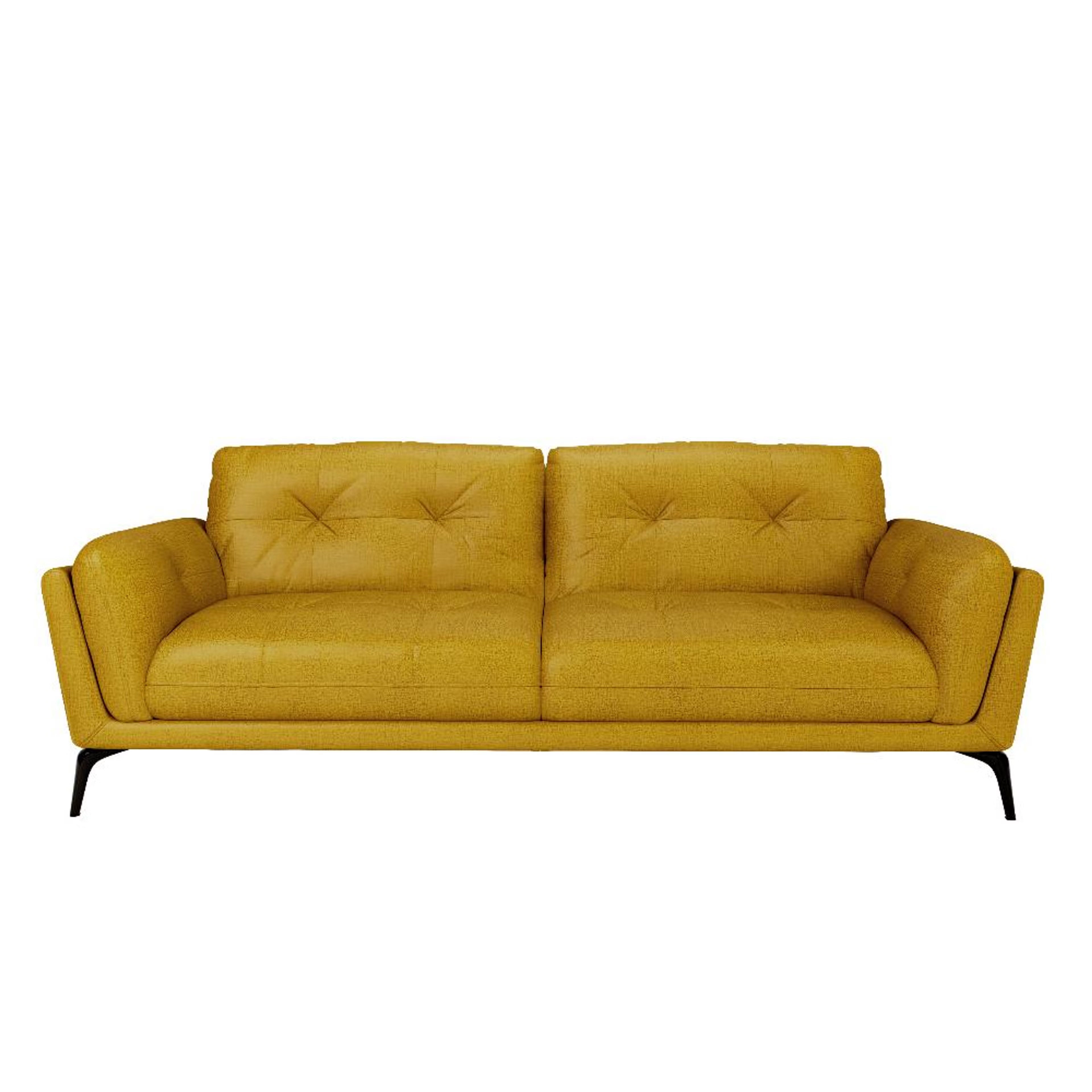 Home 38 Wakefit Lille Sofa Set (3+1+1) Seater Regular, Set (3+1+1), Yellow