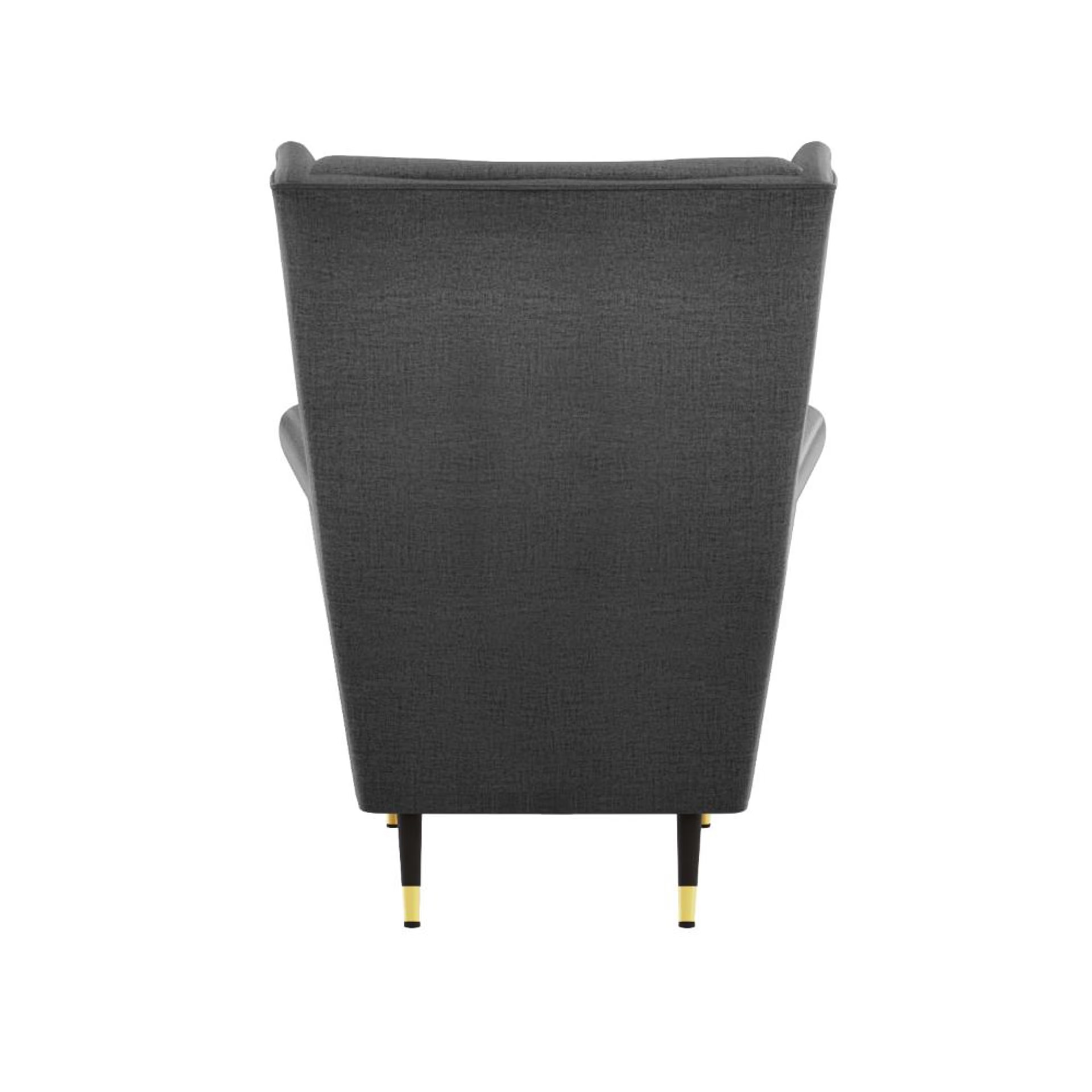 Wakefit Nicco Wing Chair - Reflection Charcoal Grey without Ottoman, Charcoal Grey 5 Wakefit Nicco Wing Chair - Reflection Charcoal Grey without Ottoman, Charcoal Grey