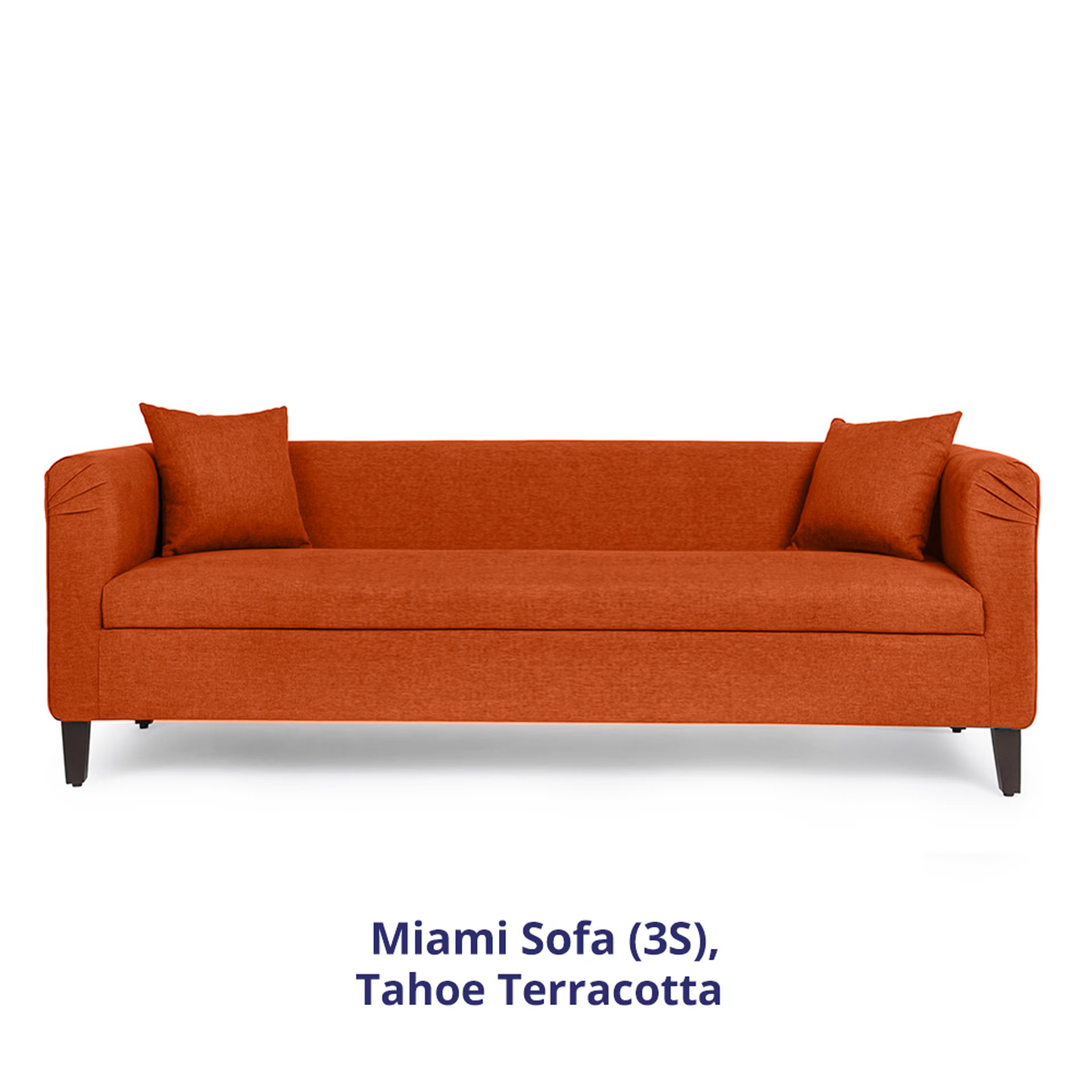 Wakefit Miami Sofa - 3+1+1 Seater - Terracotta Regular, 3 Seater + 1 Seater + 1 Seater, Terracotta 3 Wakefit Miami Sofa - 3+1+1 Seater - Terracotta Regular, 3 Seater + 1 Seater + 1 Seater, Terracotta