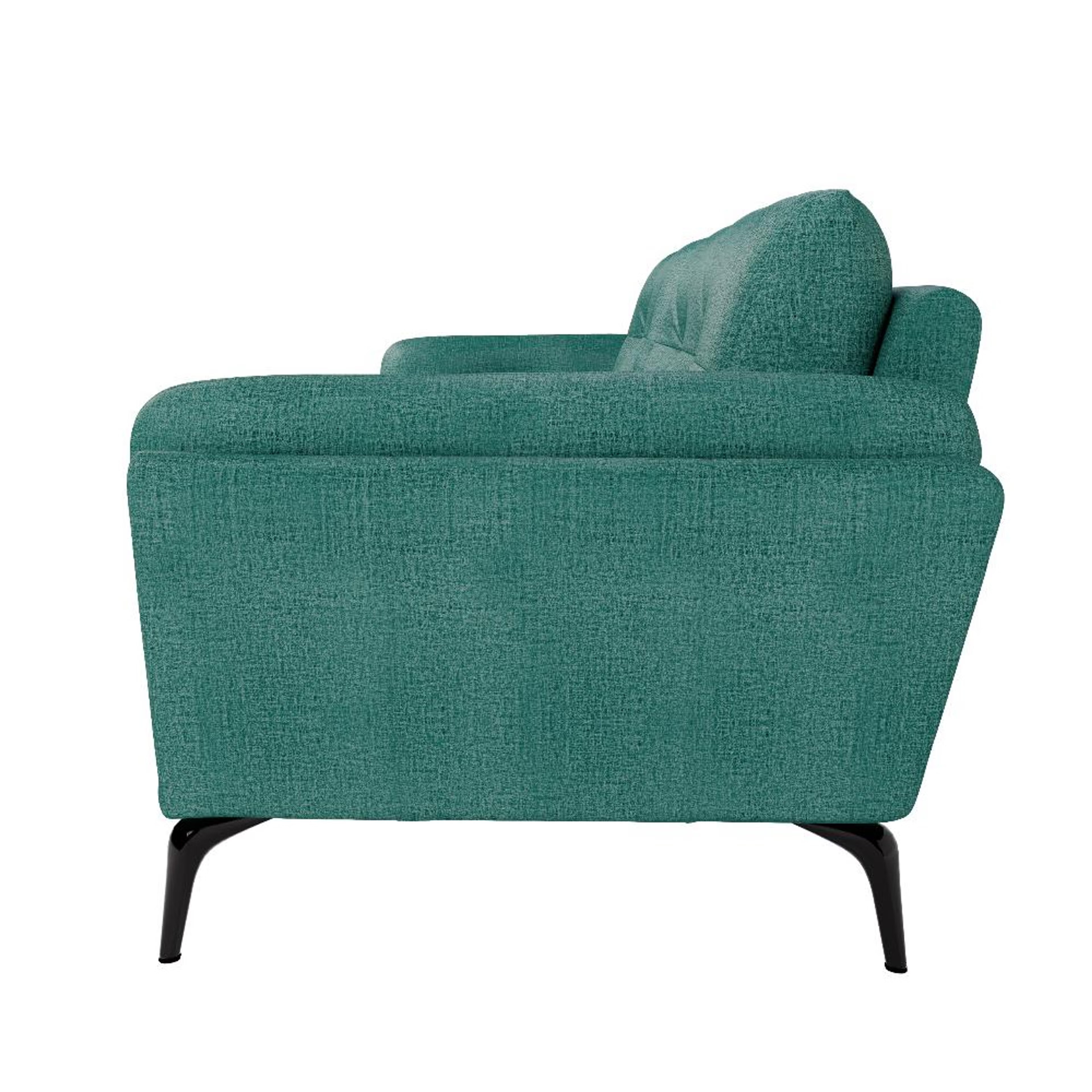 Wakefit Lille Sofa Set (3+1+1) Seater Regular, Set (3+1+1), Aqua Blue 6 Wakefit Lille Sofa Set (3+1+1) Seater Regular, Set (3+1+1), Aqua Blue