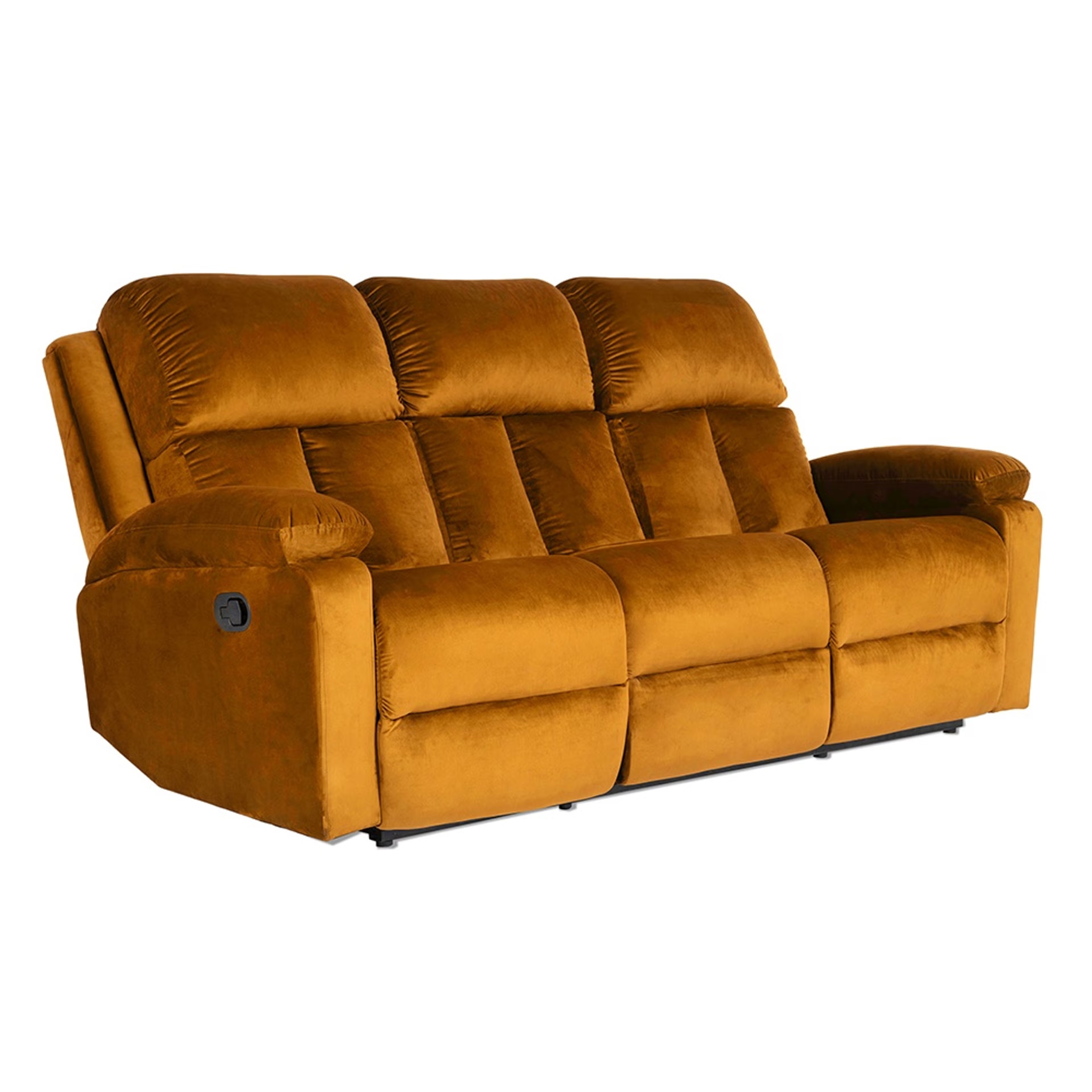 Wakefit Stargazer Recliner - 3 Seater - Velvet Amber Manual, Regular, 3 Seater, Amber 4 Wakefit Stargazer Recliner - 3 Seater - Velvet Amber Manual, Regular, 3 Seater, Amber