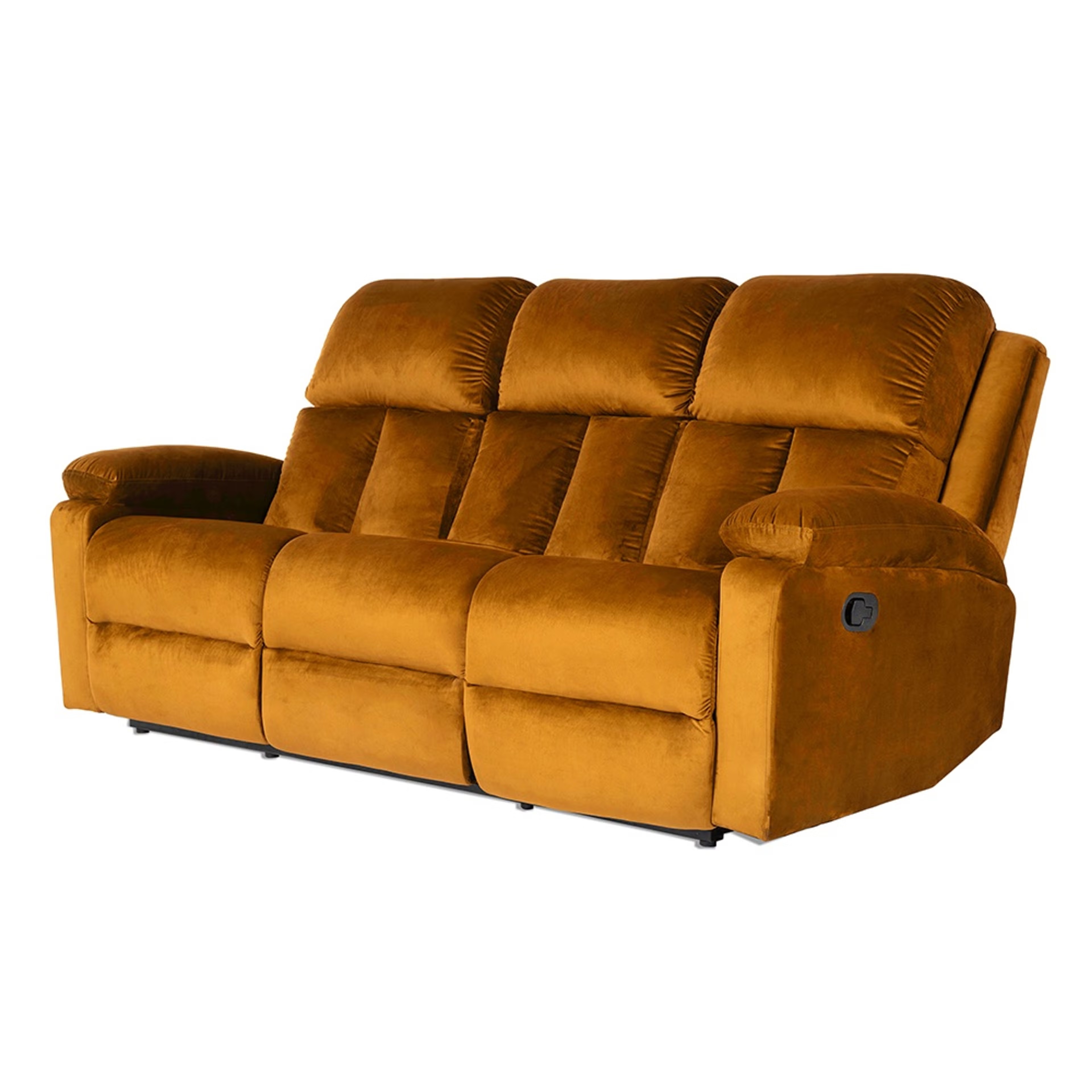 Wakefit Stargazer Recliner - 3 Seater - Velvet Amber Manual, Regular, 3 Seater, Amber 5 Wakefit Stargazer Recliner - 3 Seater - Velvet Amber Manual, Regular, 3 Seater, Amber