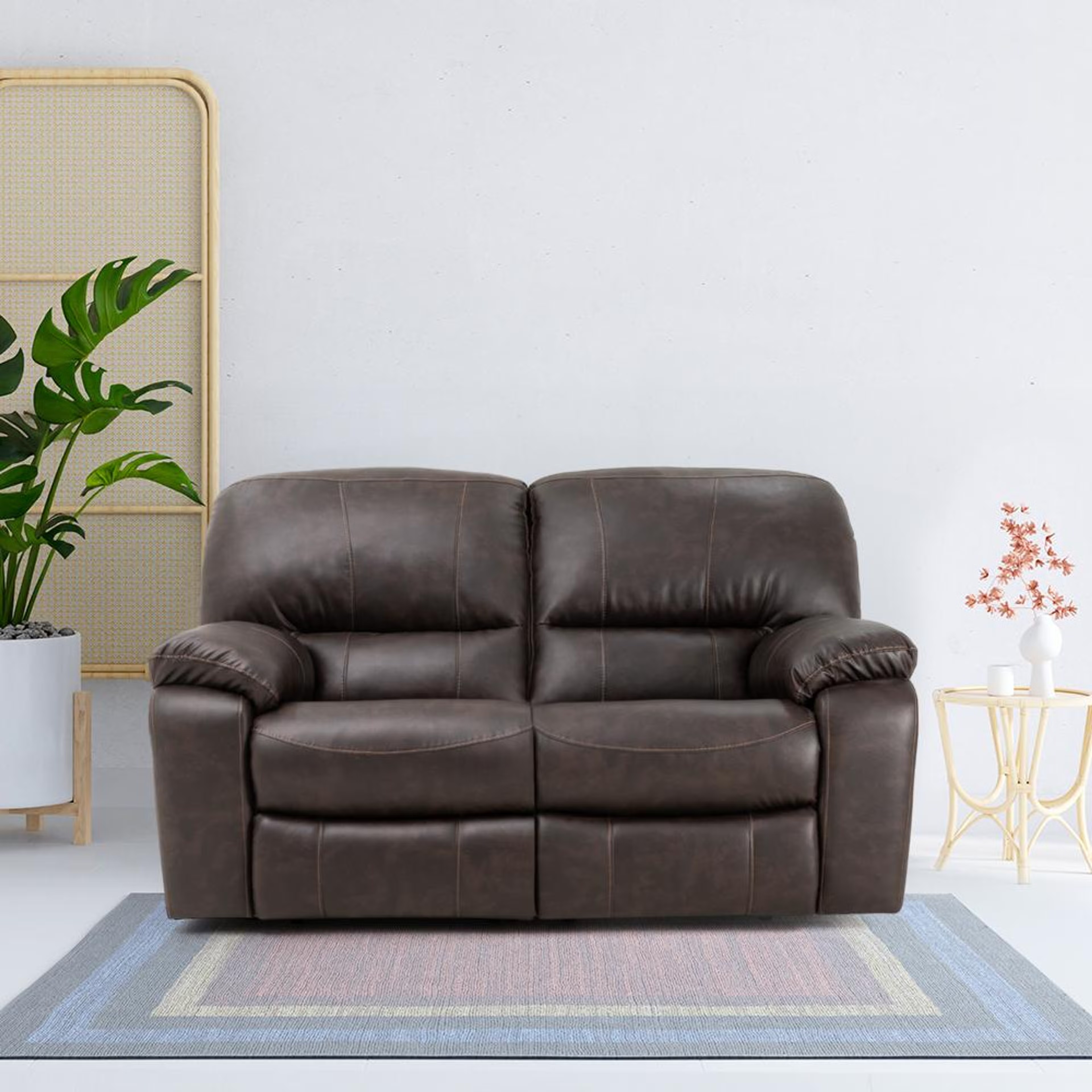 Wakefit Astro Recliner - Two Seater Regular, Two Seater, Brown