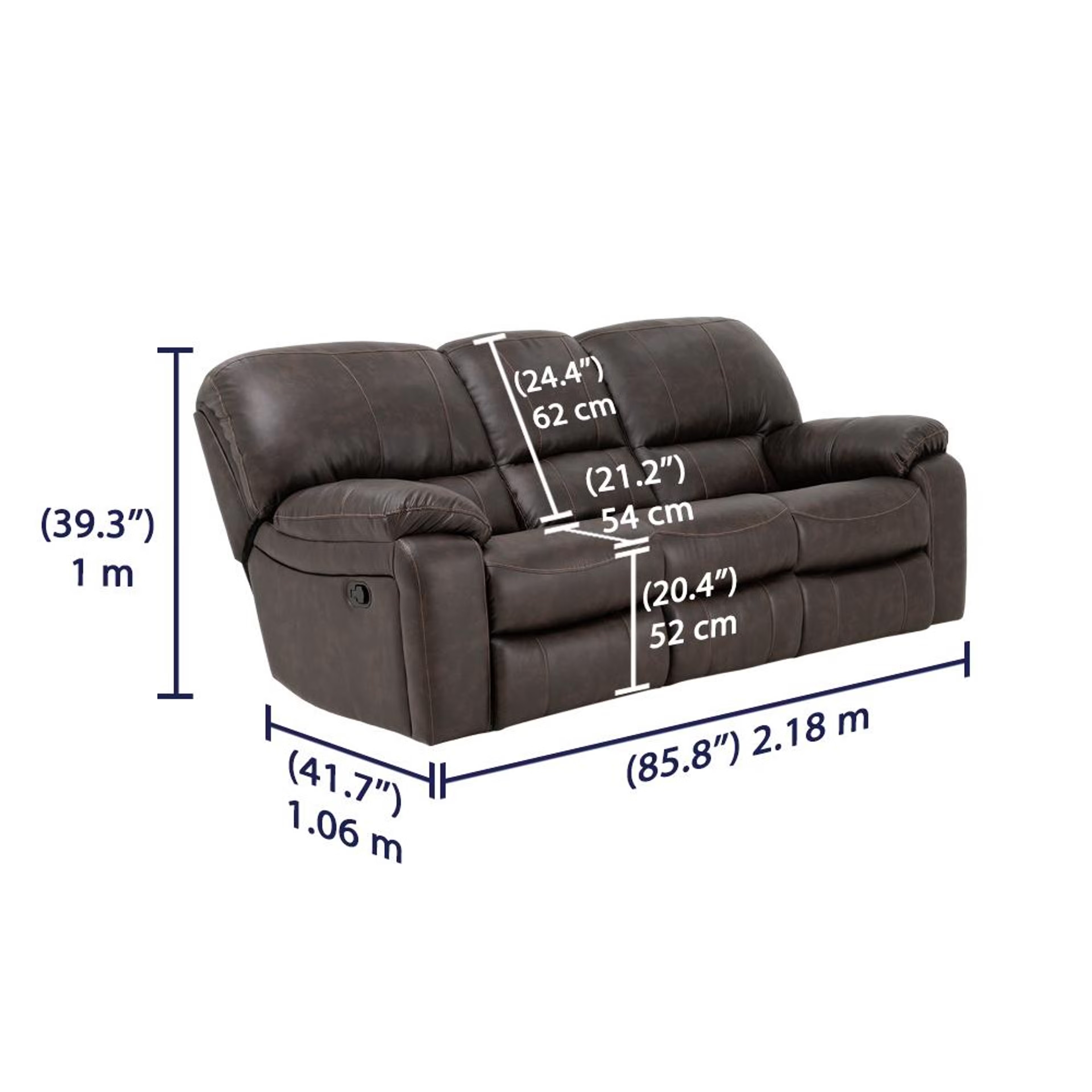 Wakefit Astro Recliner - Three Seater Regular, Three Seater, Brown 9 Wakefit Astro Recliner - Three Seater Regular, Three Seater, Brown