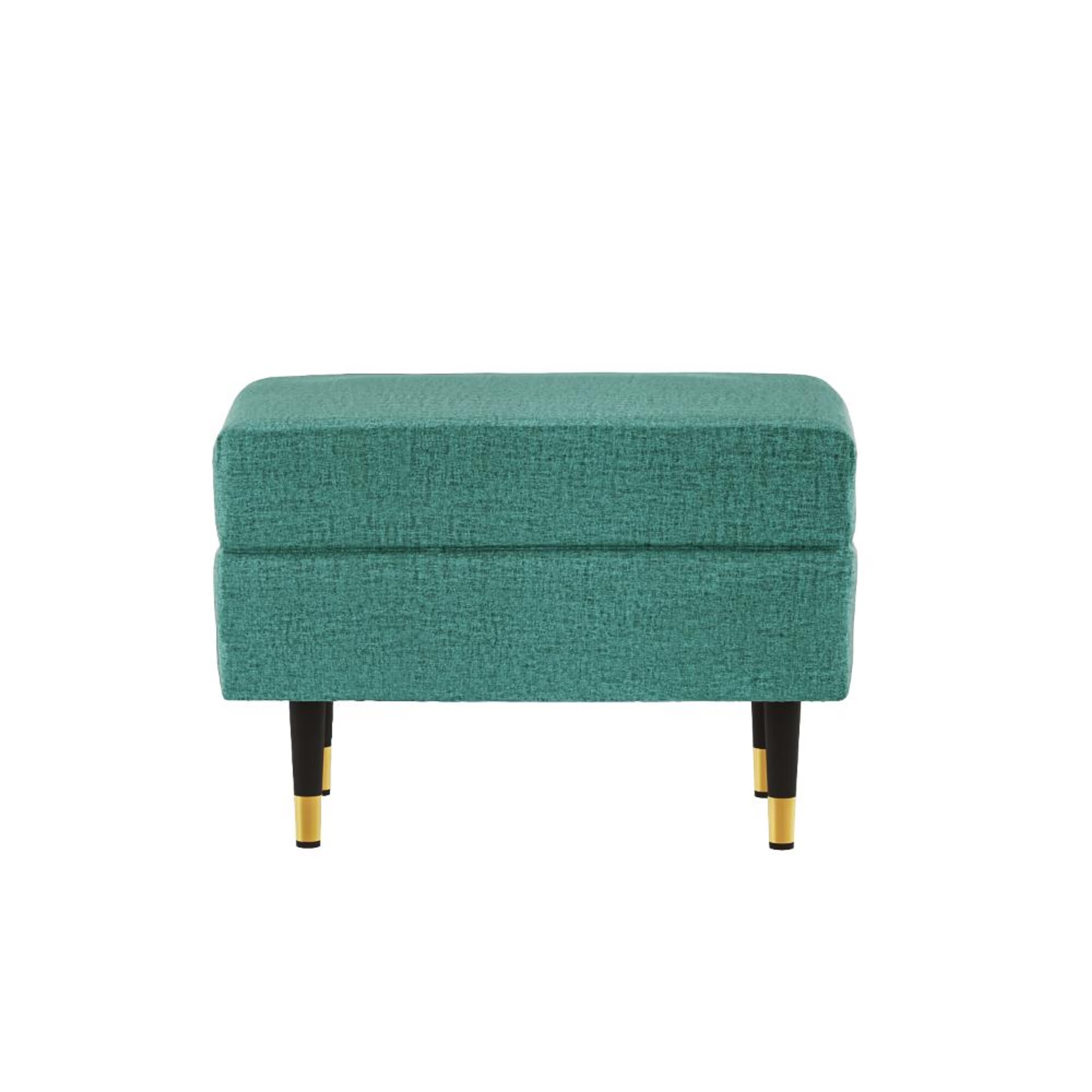 Home 27 Wakefit Nicco Wing Chair + Ottoman - Aqua Blue with ottoman, Aqua Blue