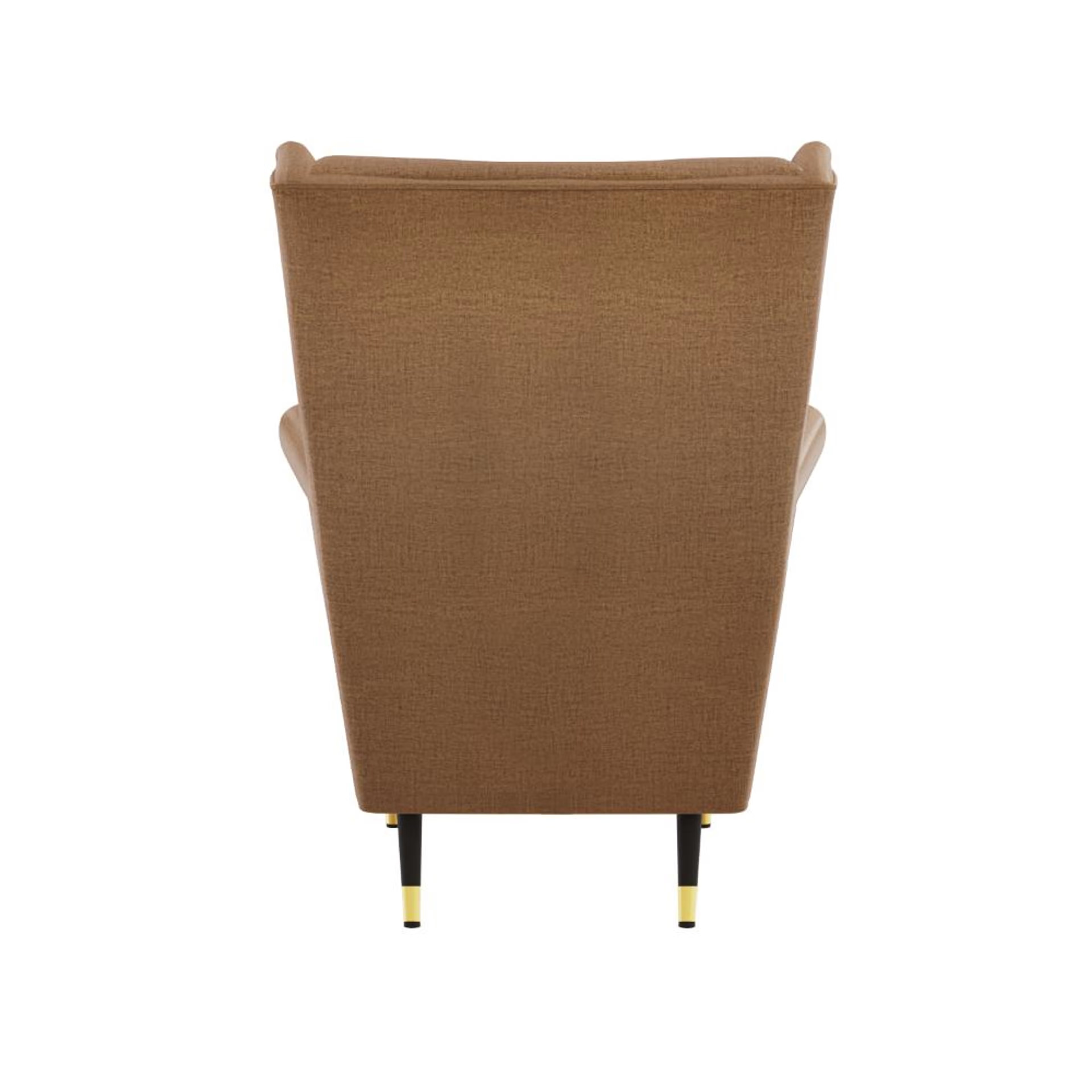 Wakefit Nicco Wing Chair + Ottoman - Mocha Brown with ottoman, Mocha Brown 7 Wakefit Nicco Wing Chair + Ottoman - Mocha Brown with ottoman, Mocha Brown