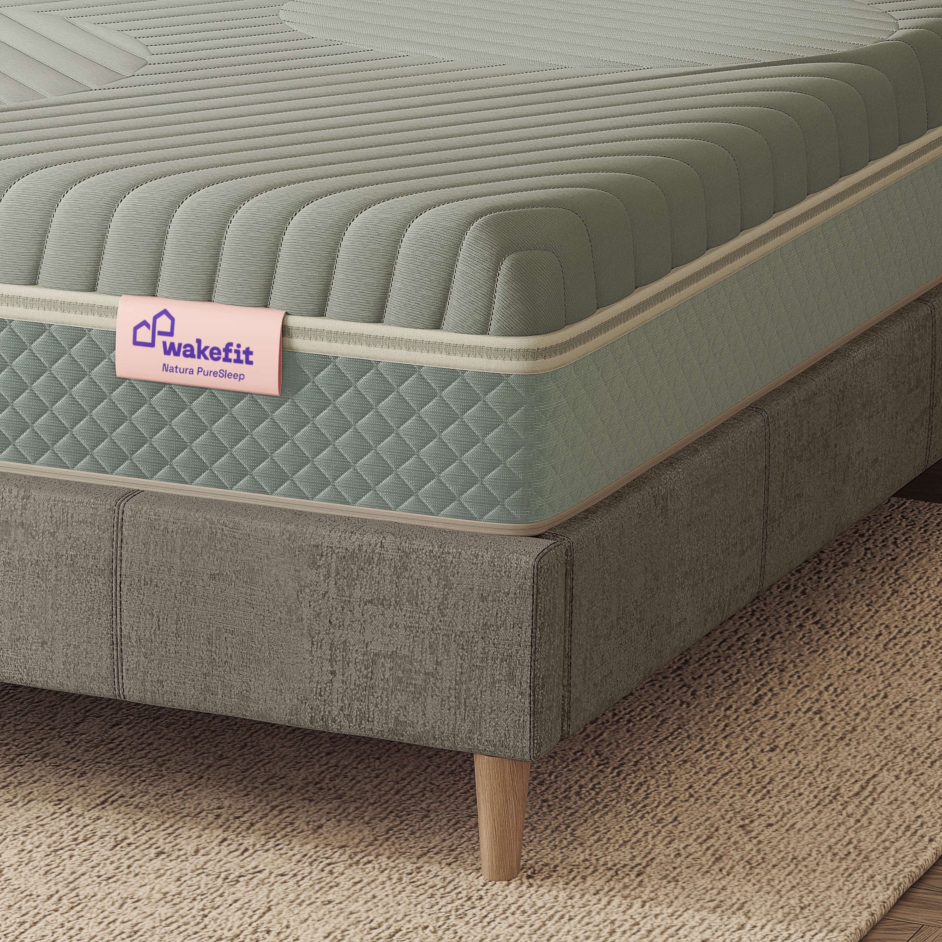 Wakefit Natura PureSleep Latex Mattress King - 72" x 72" x 8" - 1.83m x 1.83m x 20.3cm 4 Wakefit Natura PureSleep Latex Mattress King - 72" x 72" x 8" - 1.83m x 1.83m x 20.3cm