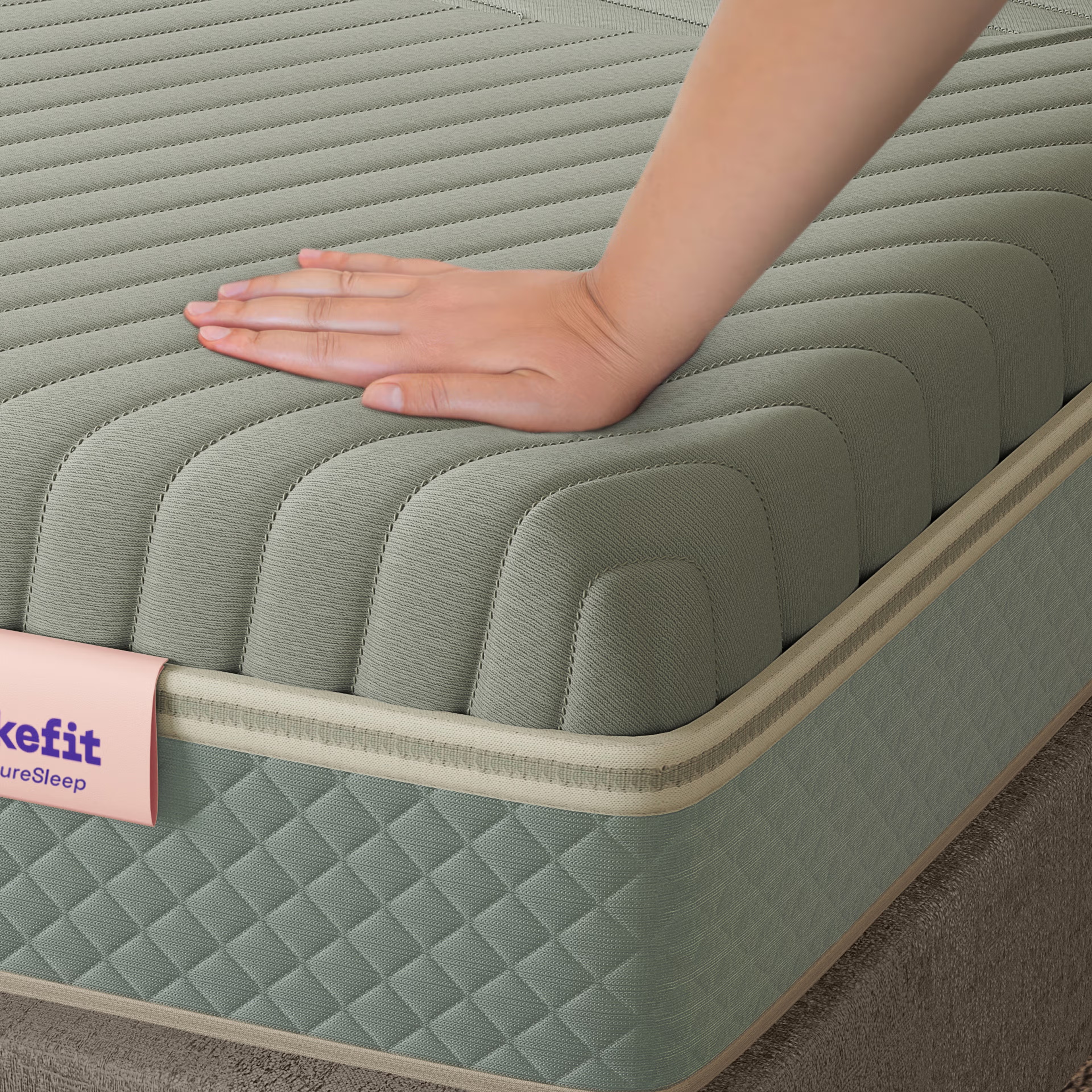 Wakefit Natura PureSleep Latex Mattress Single - 75" x 35" x 8" - 1.91m x 88.9cm x 20.3cm 6 Wakefit Natura PureSleep Latex Mattress Single - 75" x 35" x 8" - 1.91m x 88.9cm x 20.3cm