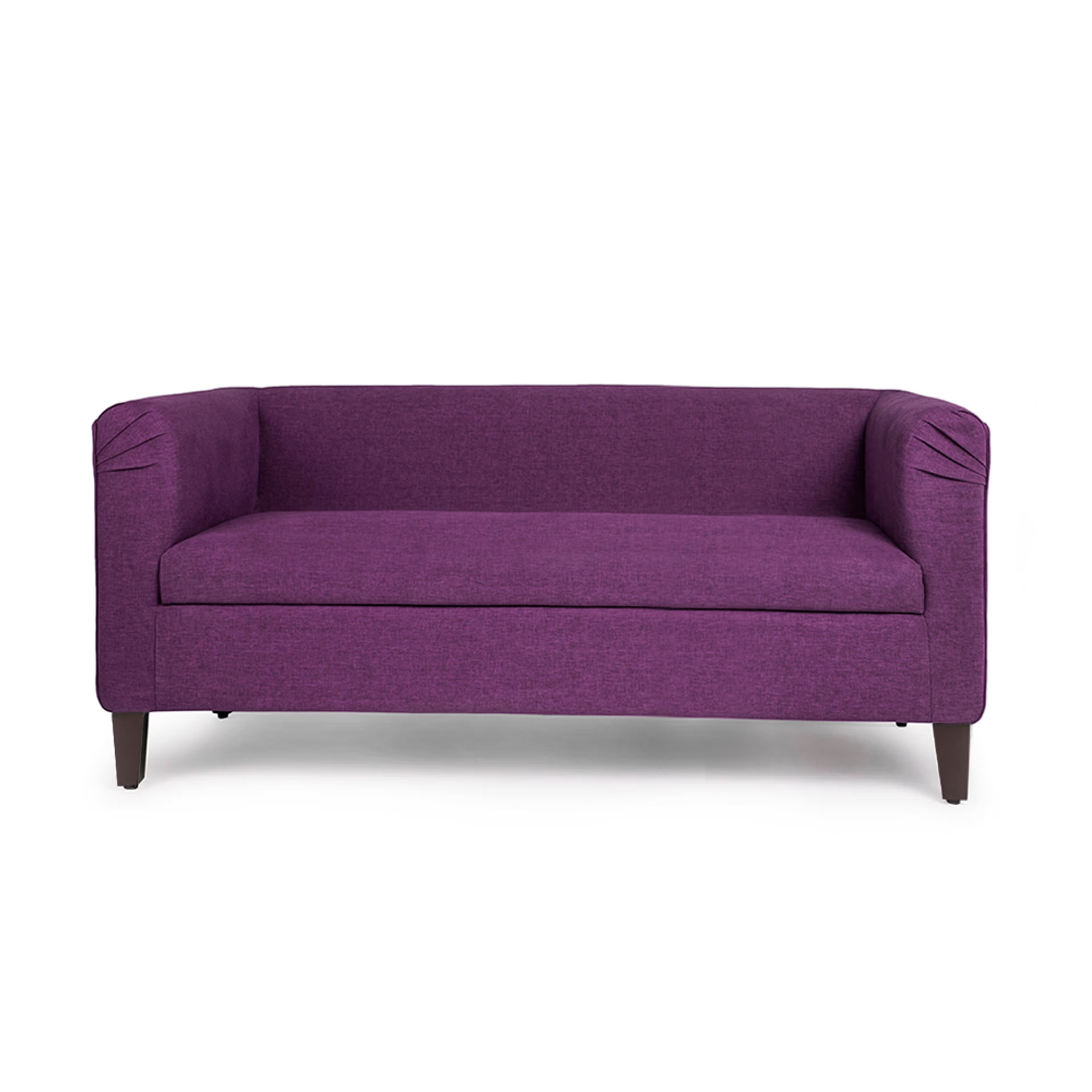 Wakefit Miami Sofa - 2 Seater - Grape Purple Regular, 2 Seater, Grape Purple