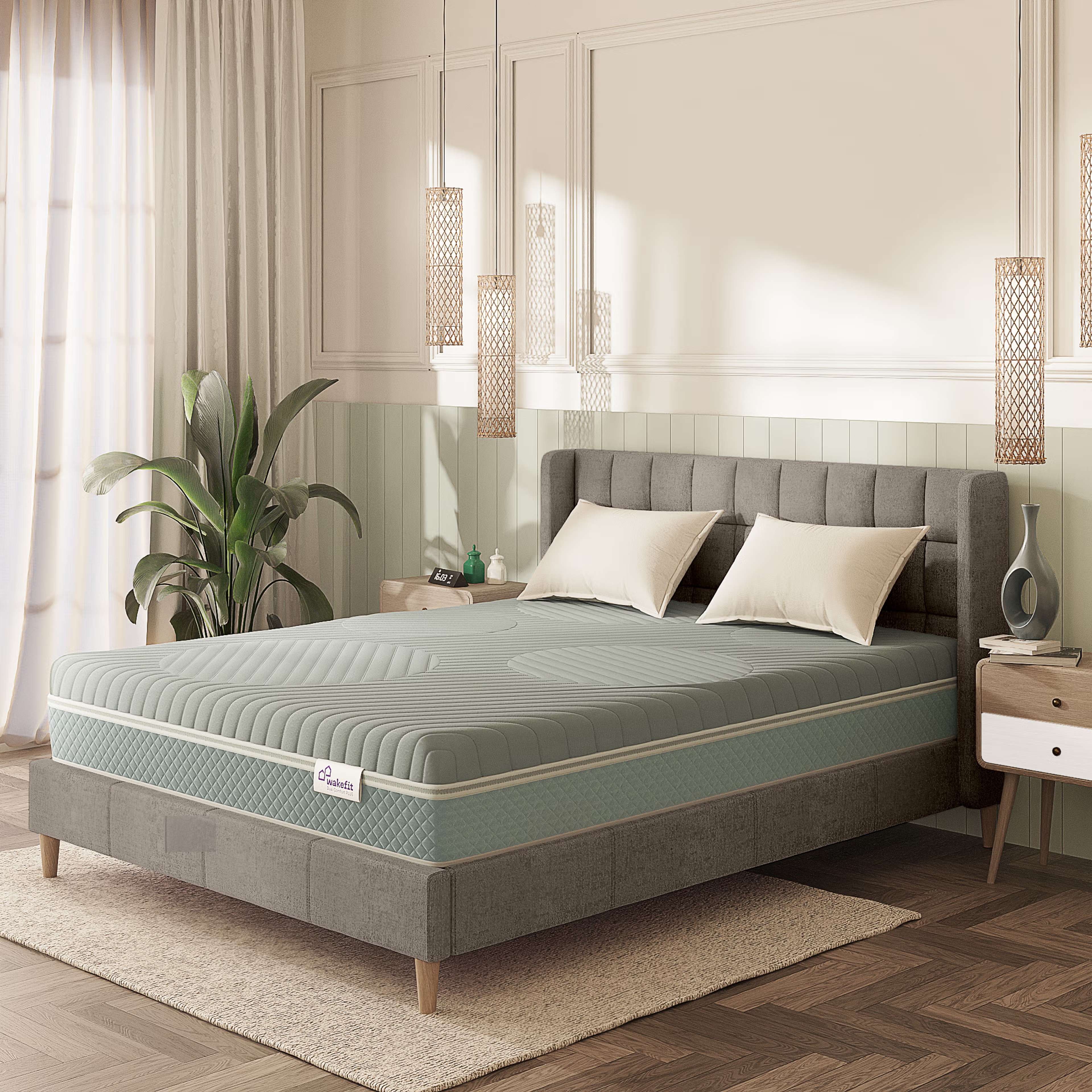 Wakefit Natura PureSleep Latex Mattress Custom - 96" x 60" x 6" - 2.44m x 1.52m x 15.2cm 4 Wakefit Natura PureSleep Latex Mattress Custom - 96" x 60" x 6" - 2.44m x 1.52m x 15.2cm
