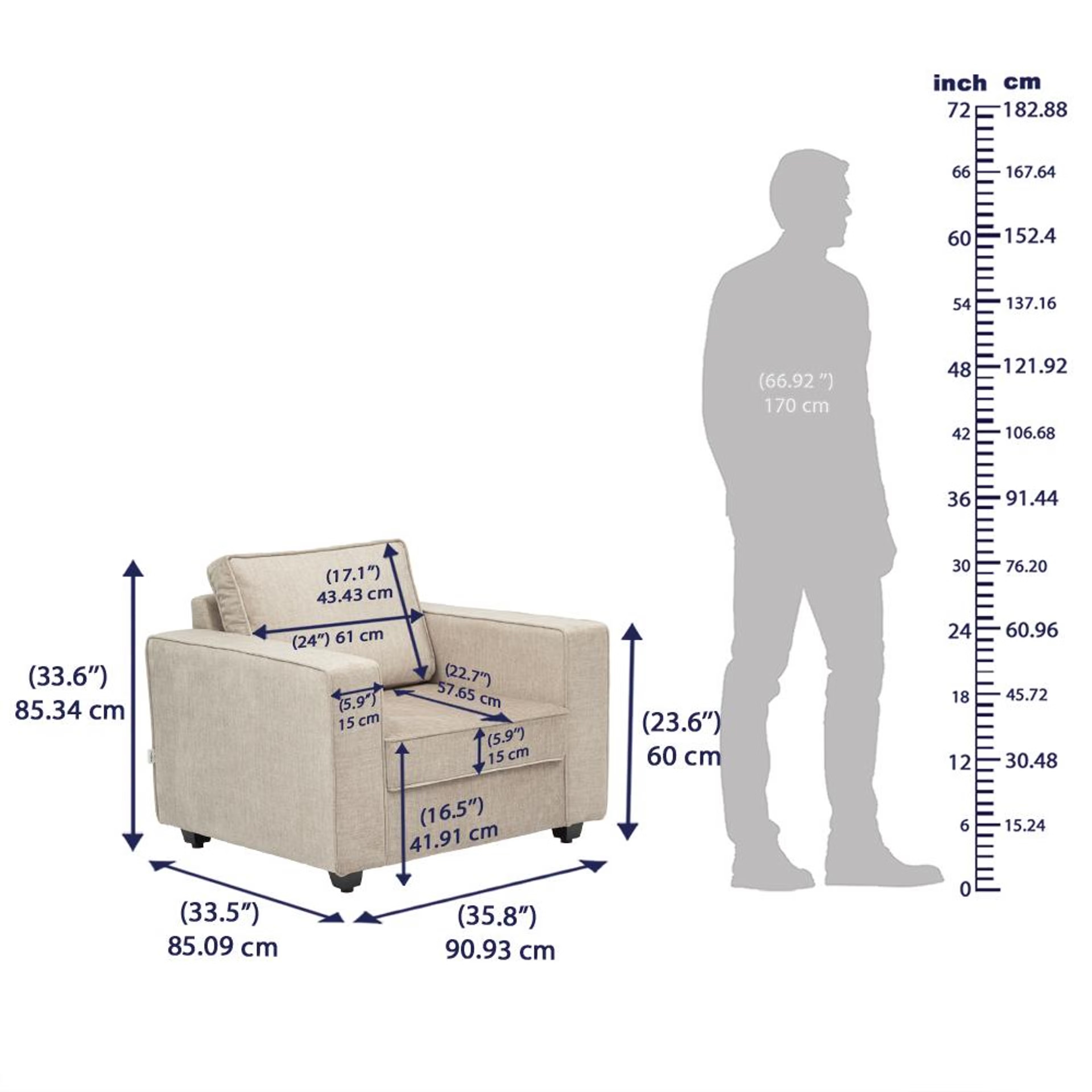 Wakefit Napper Plus Sofa Set - (2+1+1) Regular, Set (3+1+1), Beige 9 Wakefit Napper Plus Sofa Set - (2+1+1) Regular, Set (3+1+1), Beige