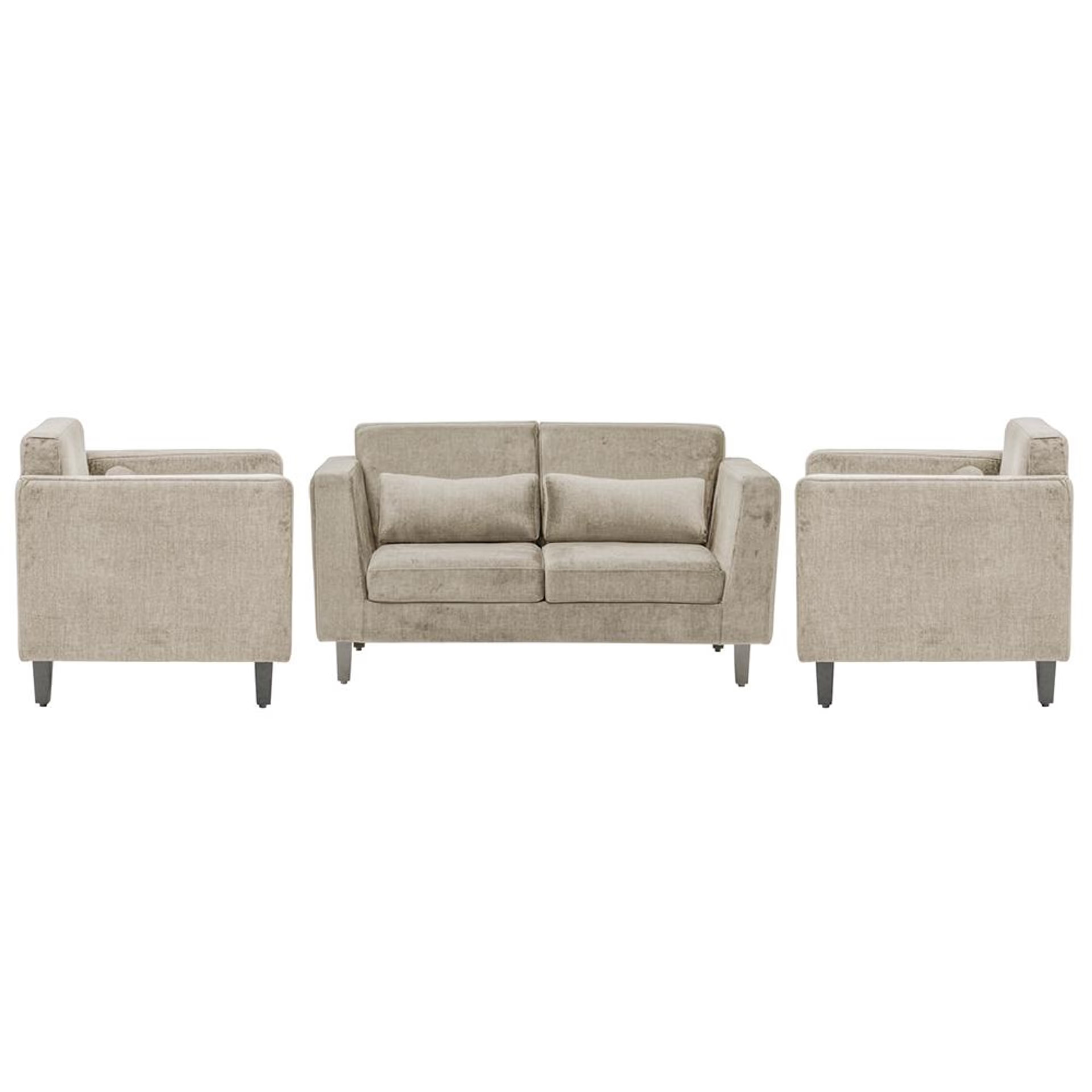 Wakefit Snoozepro Plus Sofa Set - (3+1+1) Regular, 2 Seater + 1 Seater + 1 Seater, Beige