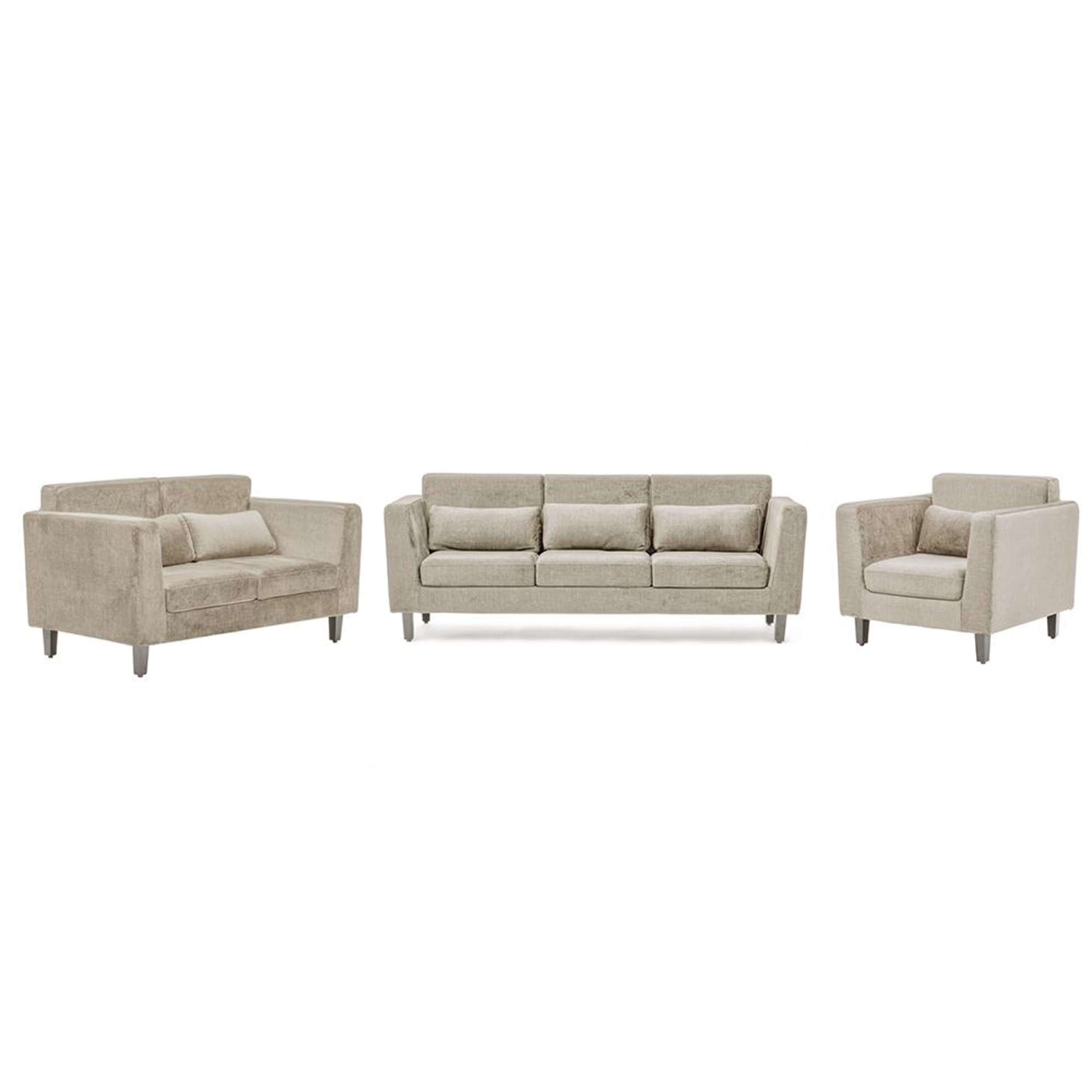 Wakefit Snoozepro Plus Sofa Set - (3+2+1) Regular, 3 Seater + 2 Seater + 1 Seater, Beige