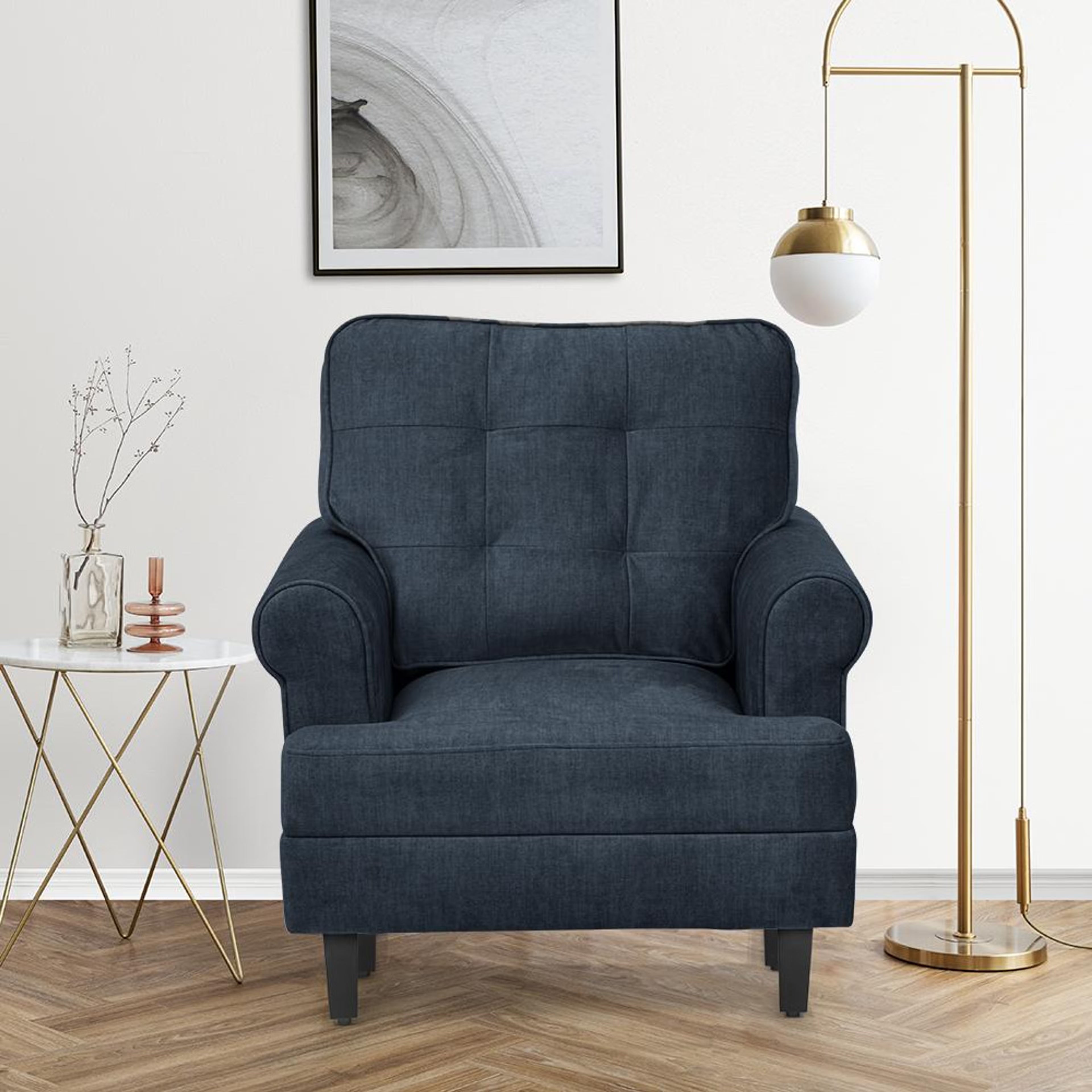 Wakefit dreamer Plus Sofa - Single Seater Regular, Single Seater, Deep Ocean
