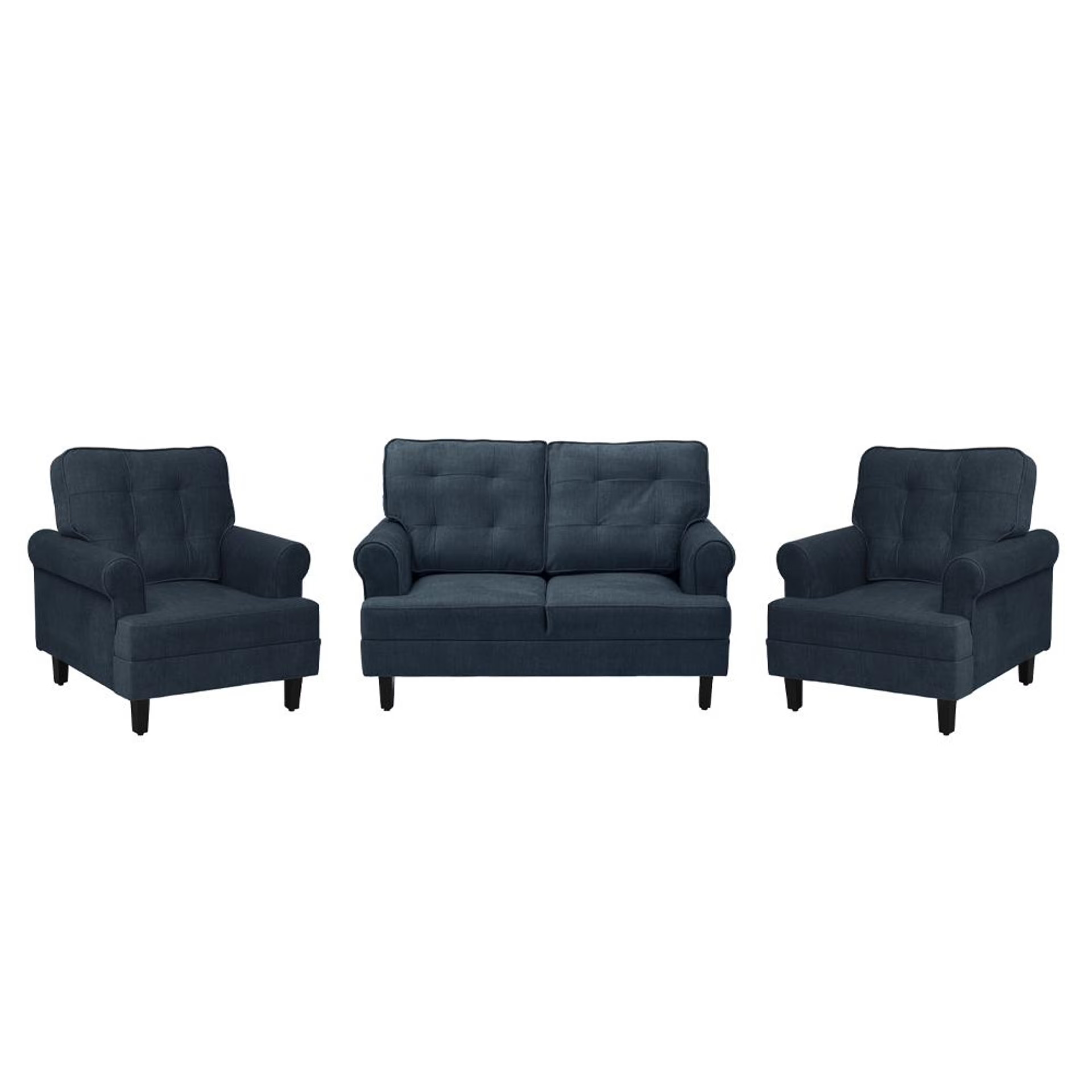 Wakefit dreamer Plus Sofa Set - (2+1+1) Regular, Set (2+1+1), Deep Ocean