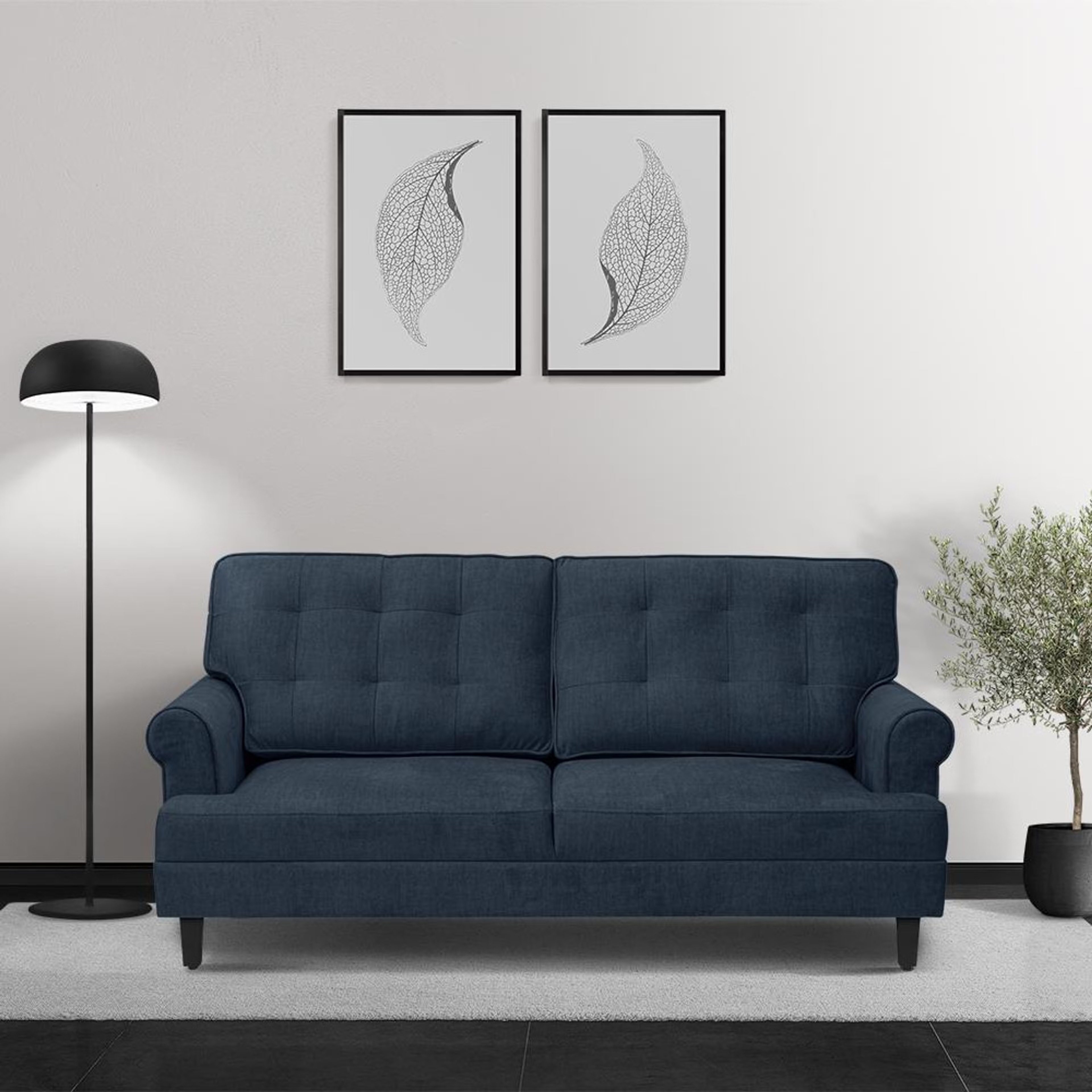 Wakefit dreamer Plus Sofa Set - (3+2) Regular, Set (3+2), Deep Ocean