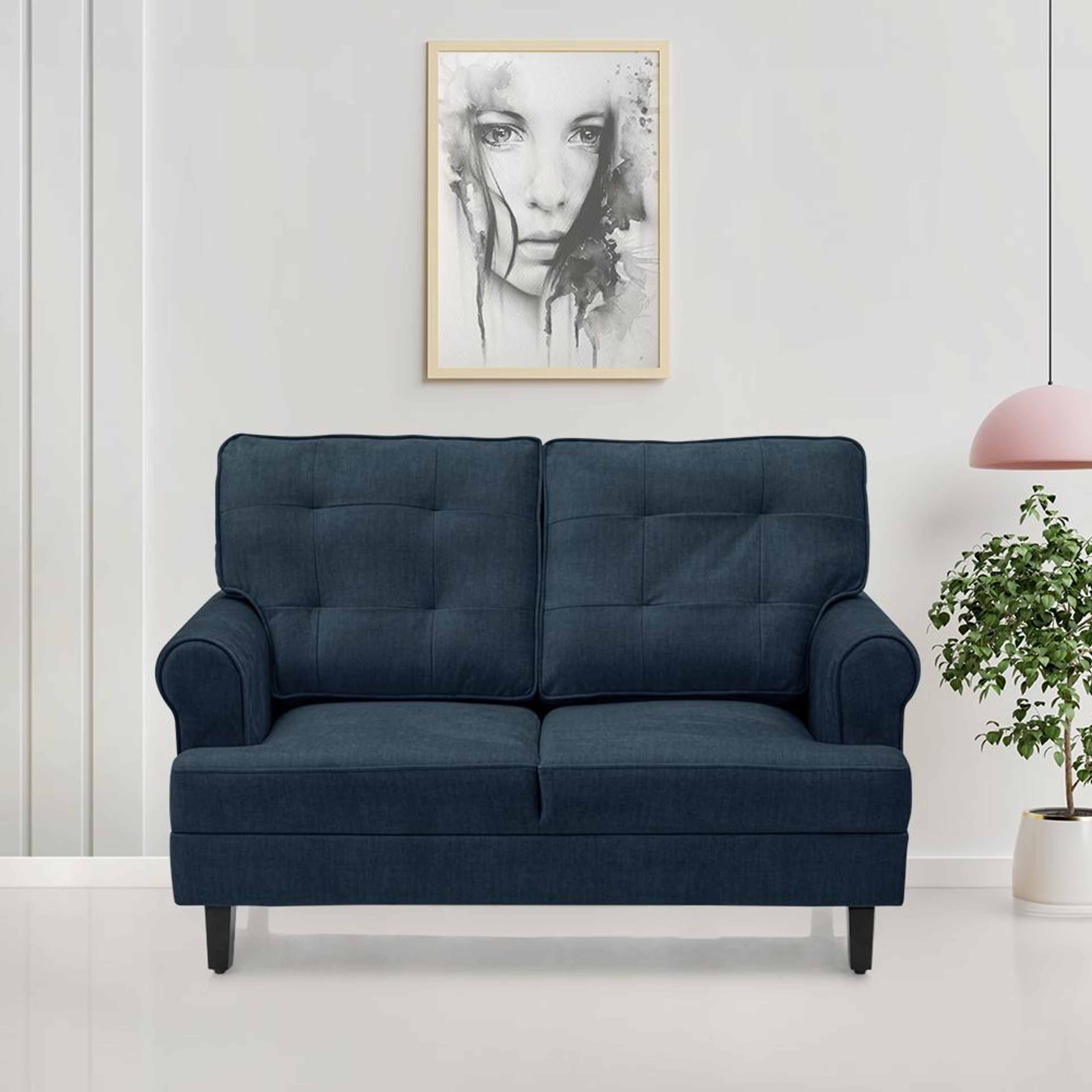 Wakefit dreamer Plus Sofa Set - (3+2) Regular, Set (3+2), Deep Ocean