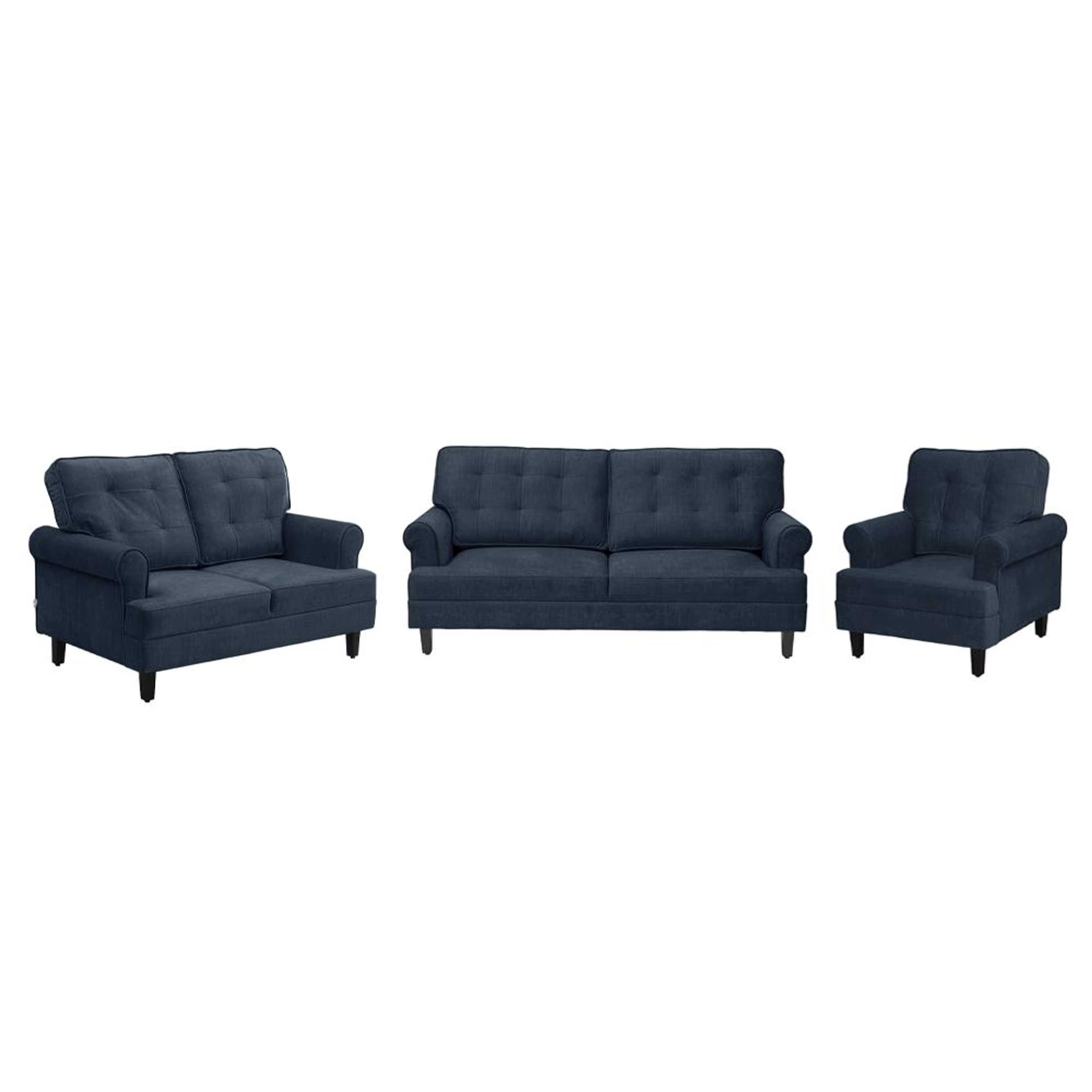 Wakefit dreamer Plus Sofa Set - (3+2+1) Regular, Set (3+2+1), Deep Ocean