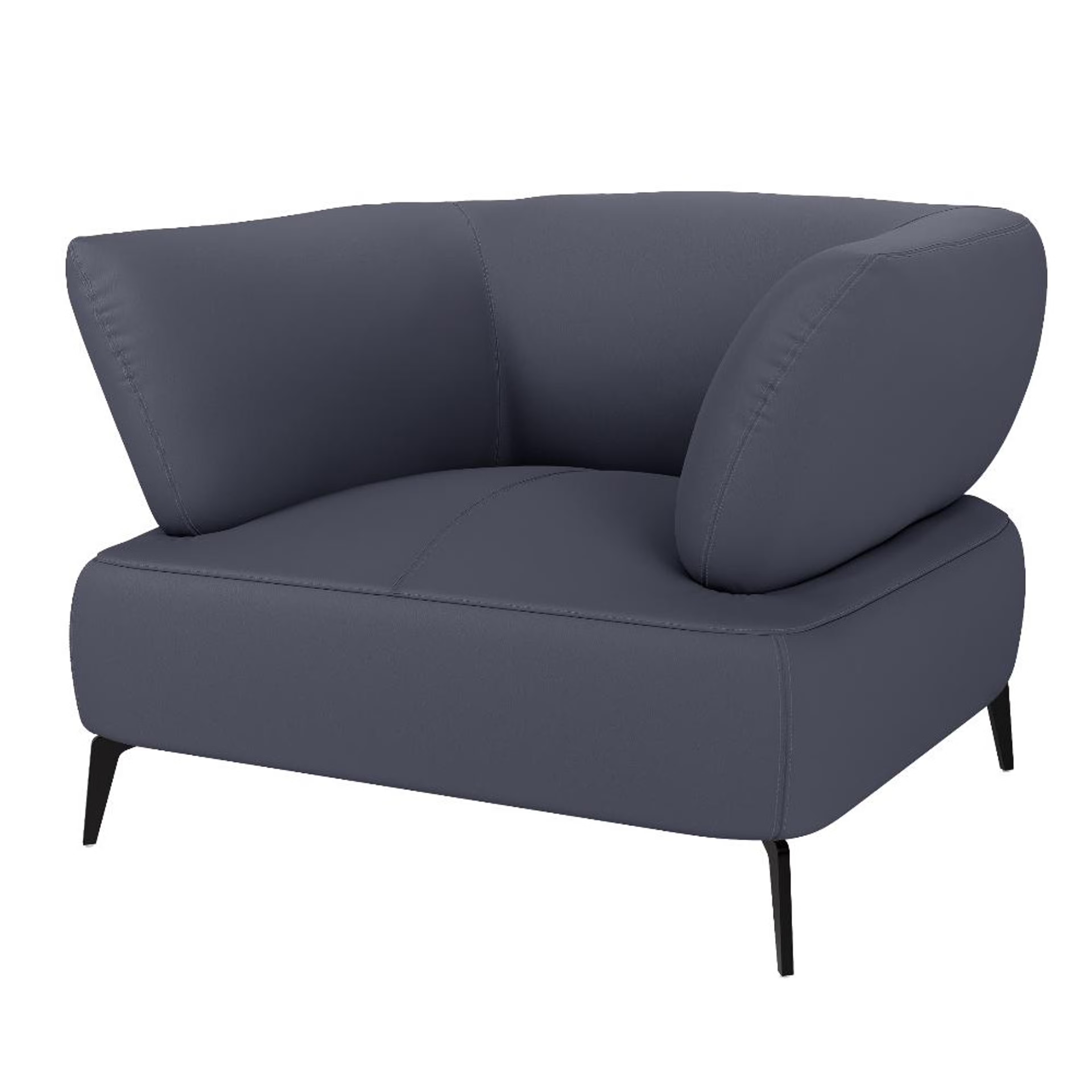 Wakefit Nauru Sofa - One Seater Regular, Single Seater, Blue 5 Wakefit Nauru Sofa - One Seater Regular, Single Seater, Blue