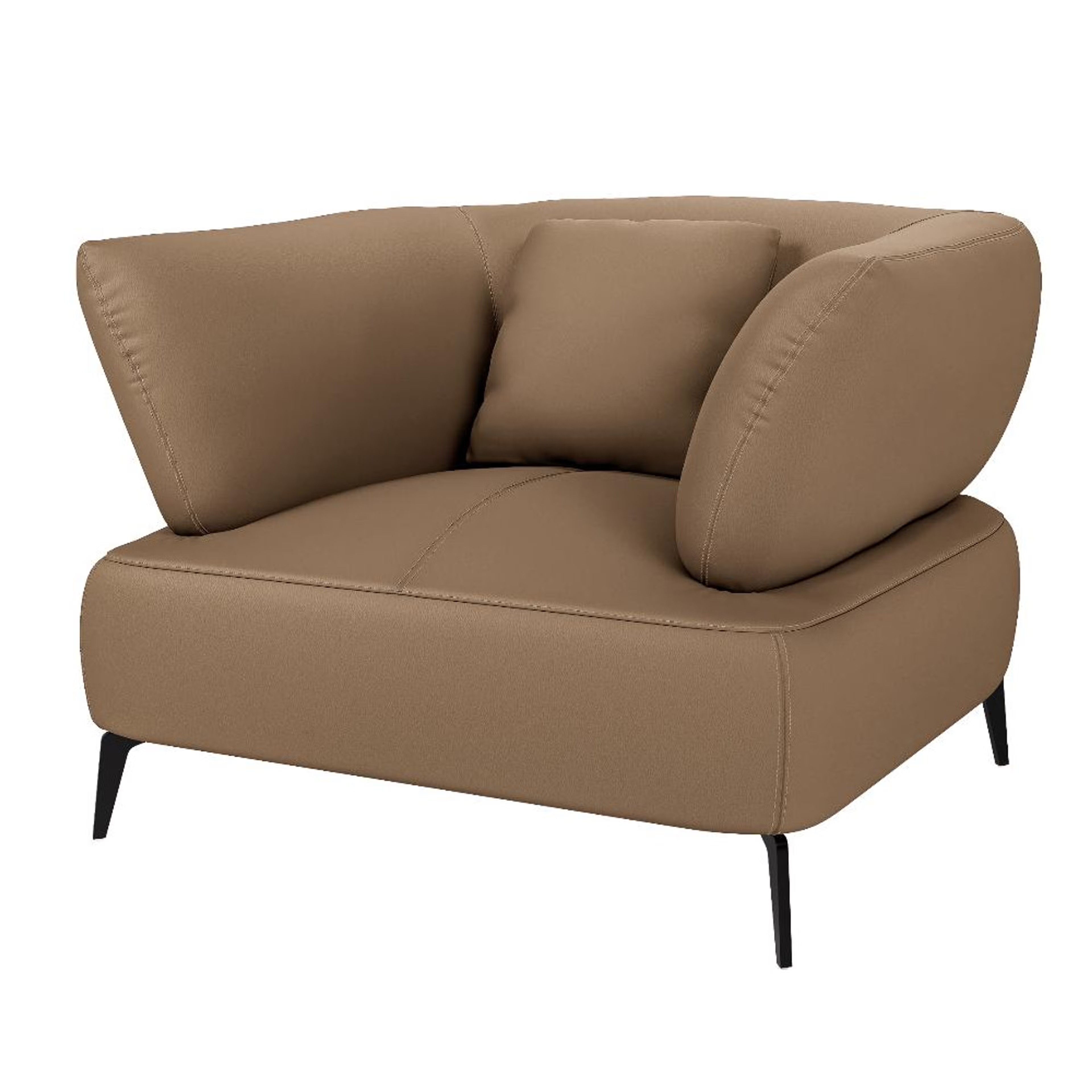 Wakefit Nauru Sofa - One Seater Regular, Single Seater, Cappuccino 4 Wakefit Nauru Sofa - One Seater Regular, Single Seater, Cappuccino